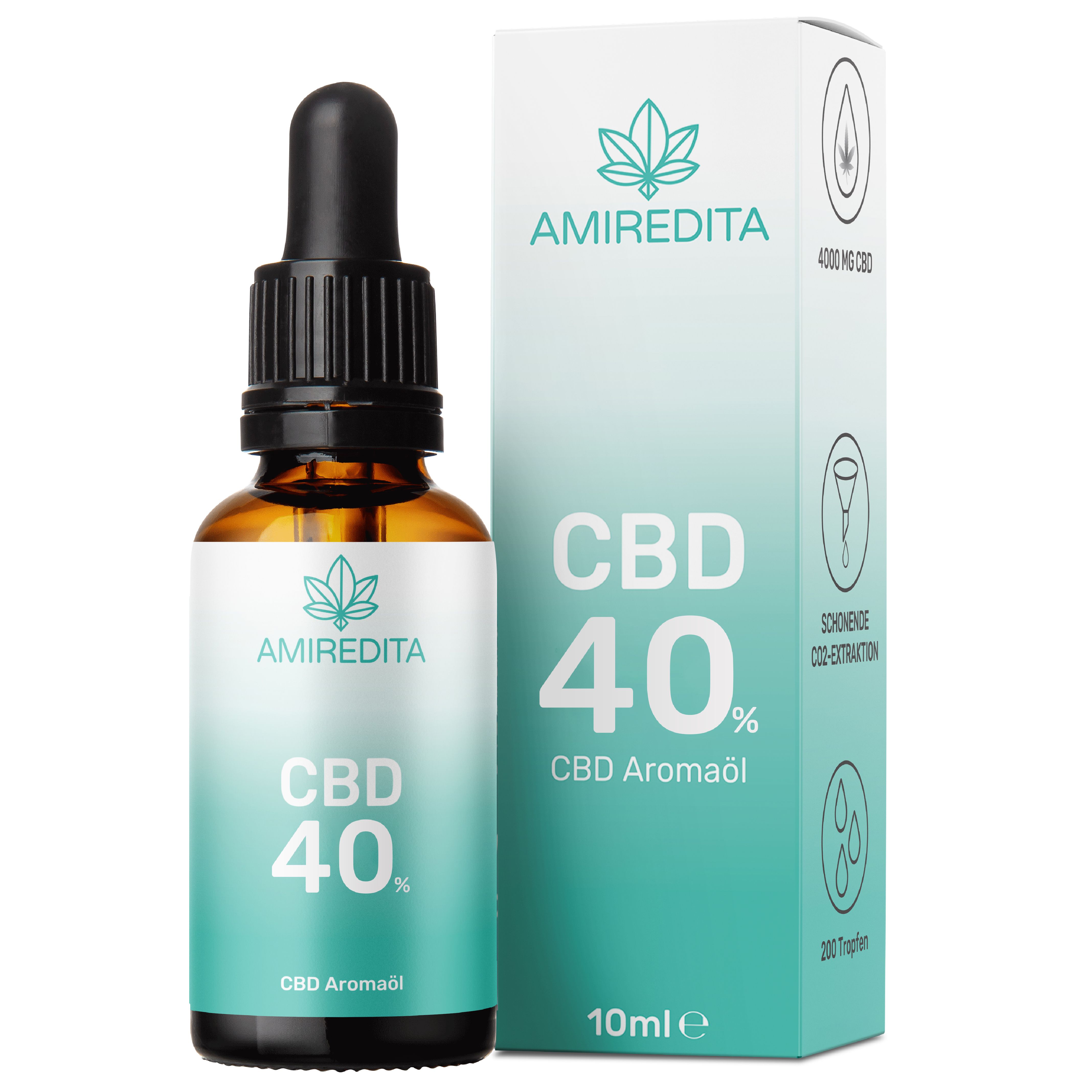 Amiredita CBD Öl 40% Breitspektrum