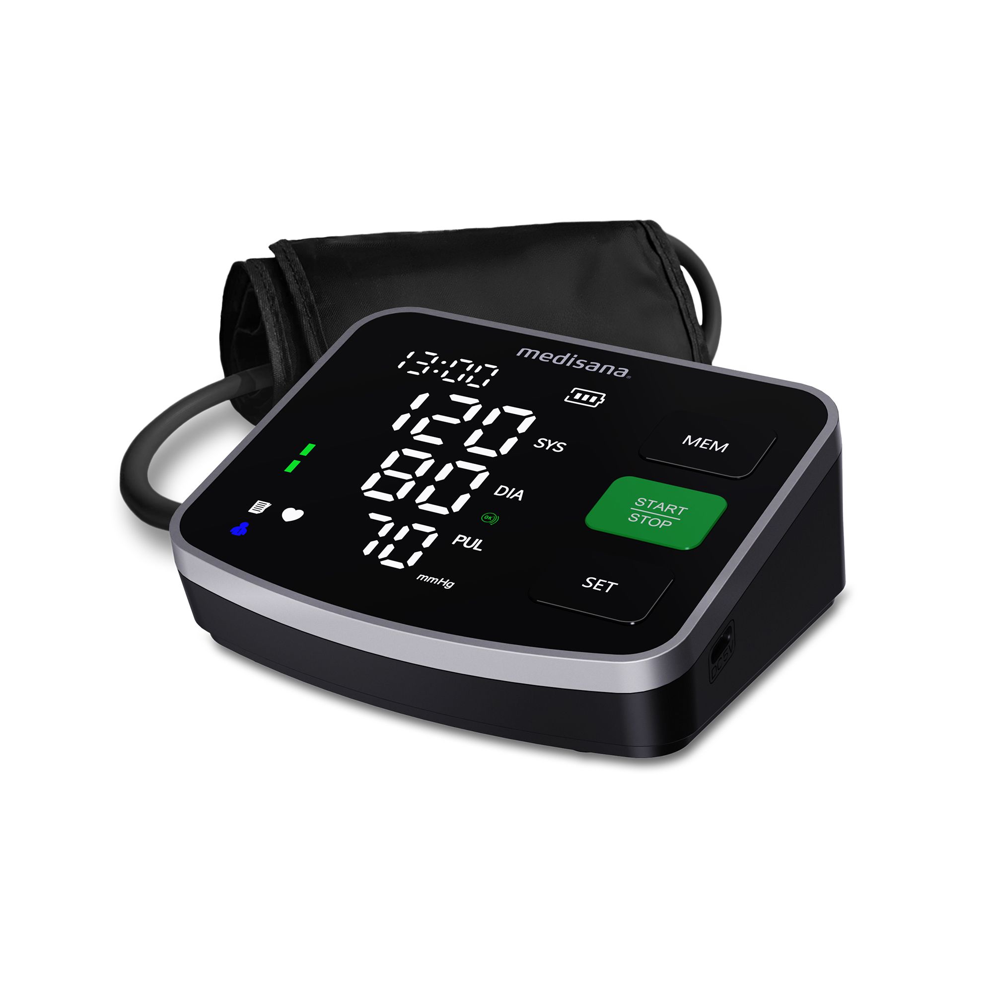 medisana BU 520 Oberarm-Blutdruckmessgerät. präzise Blutdruck und Pulsmessung 1 St Gerät