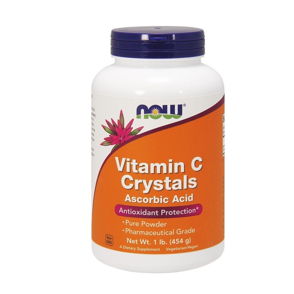 NOW Foods Vitamin-C-Kristalle, Pulver 454 g