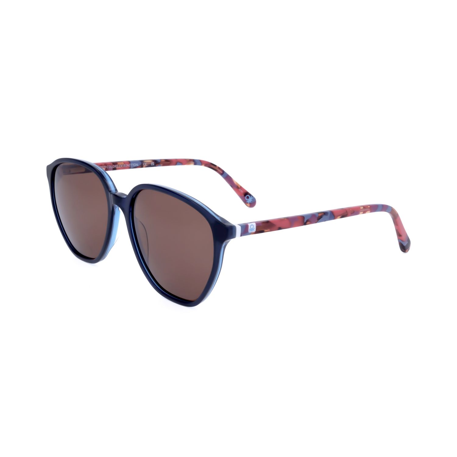 Benetton occhiali da sole donna BEO1073 dark blue mottled red