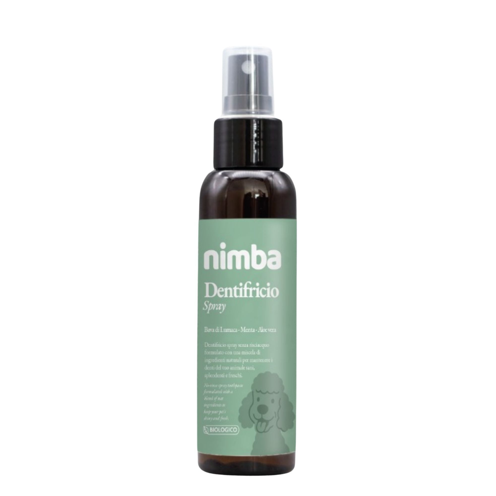 Nimba Dentifricio Spray Rinfrescante per Cani e Gatti - 100 ml