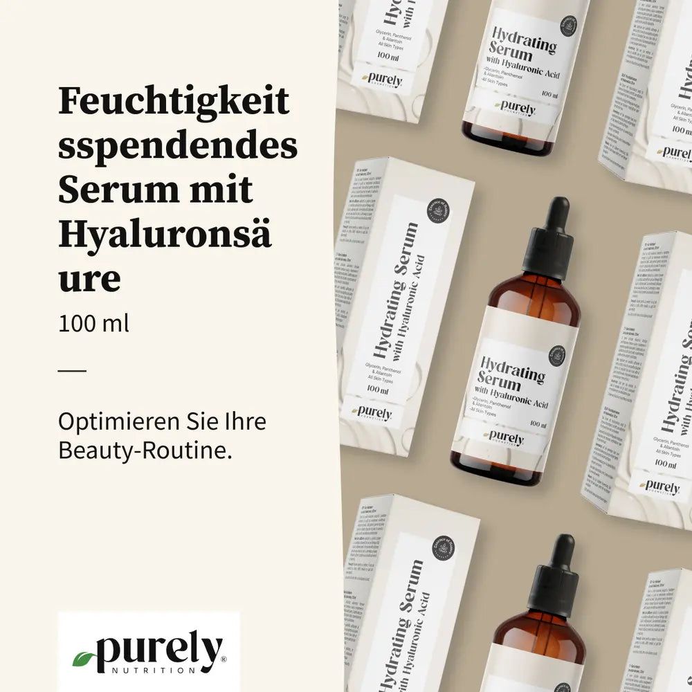 Purely Cosmetics Feuchtigkeitsspendendes Serum mit Hyaluronsäure