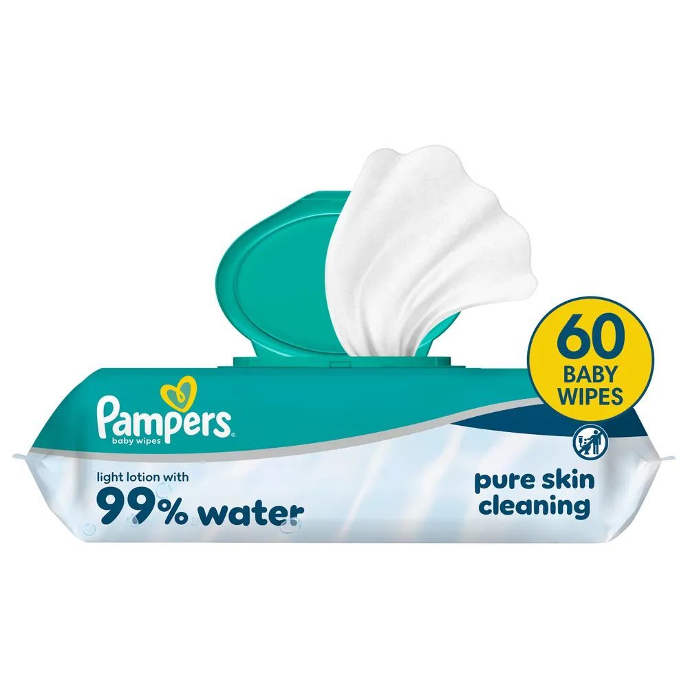 Pampers Feuchte Tücher 99% Water Feuchttücher 60 St