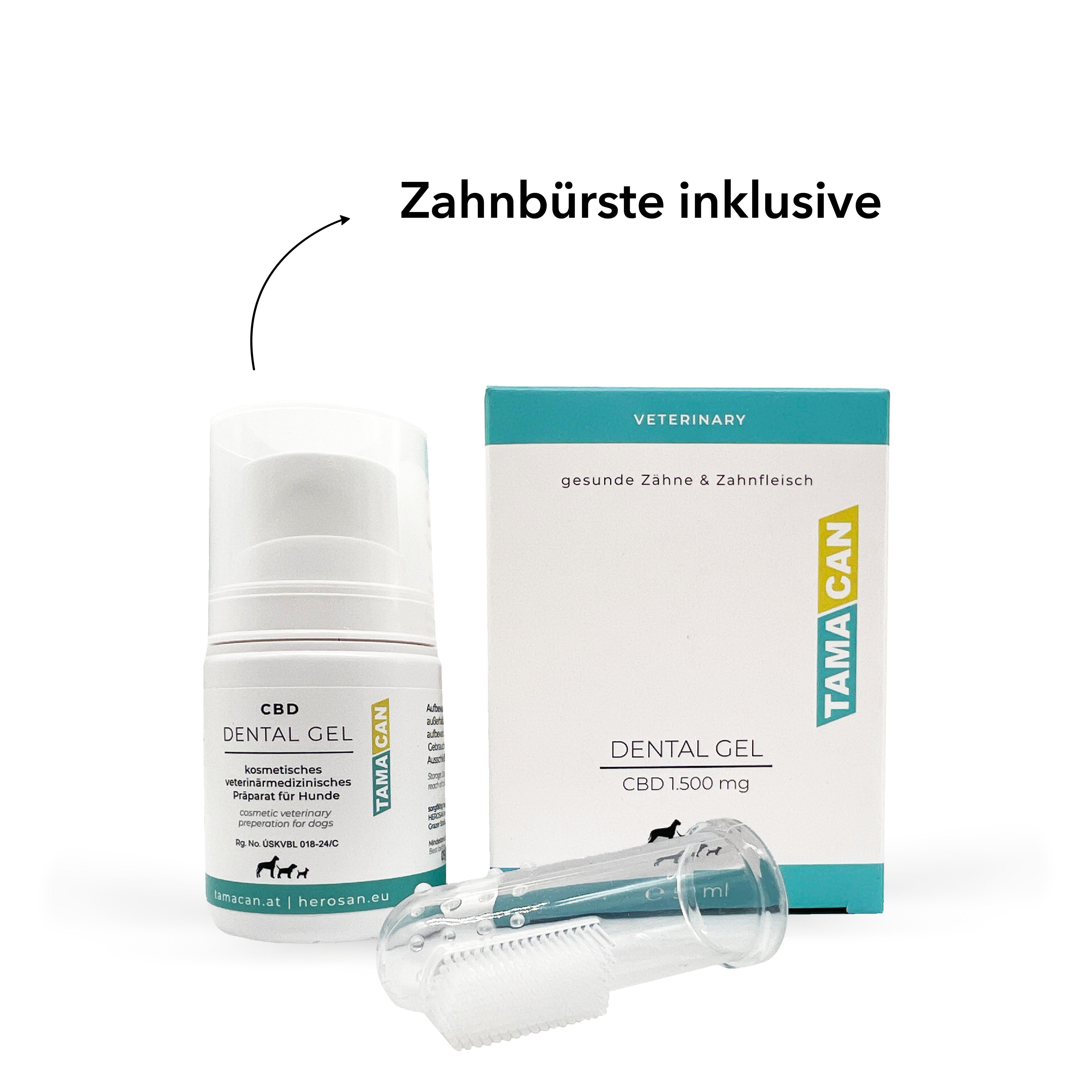 TAMACAN Dental Gel für Hunde - Zahnpflege mit CBD