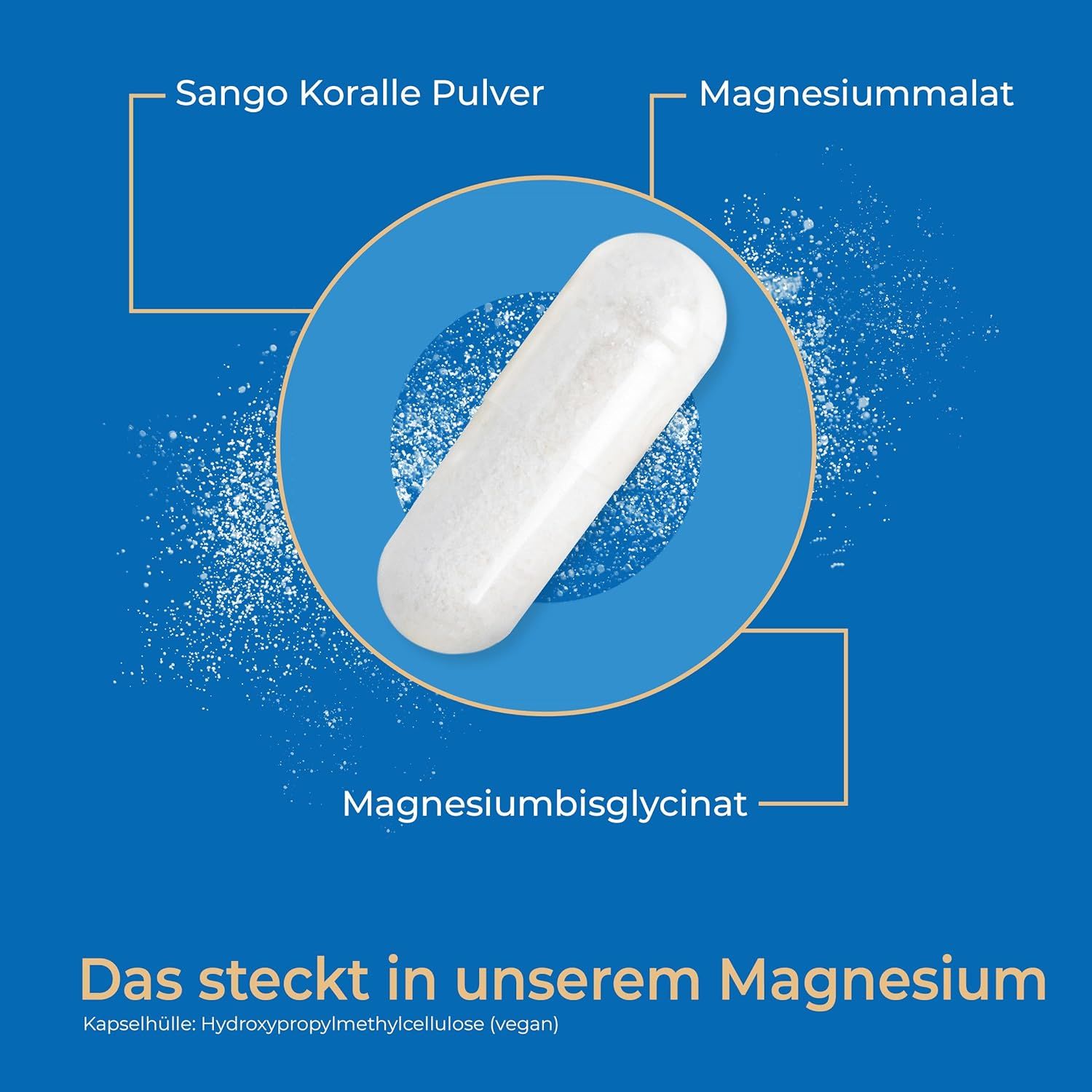 Viktilabs Mag-Triple® Daily: Hochverträglicher Dreifach-Magnesium-Komplex ohne Citrate