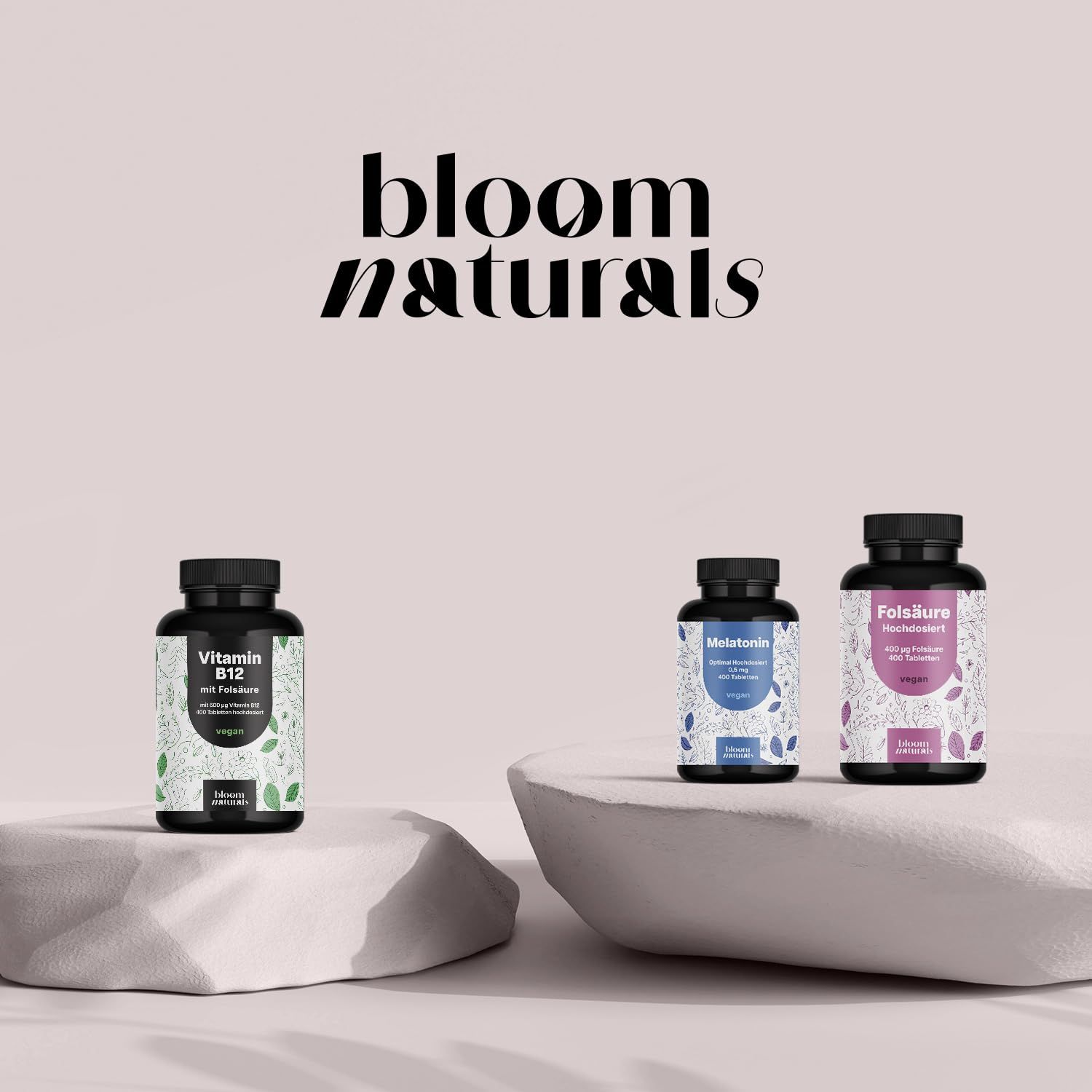 Bloom Naturals Vitamin B12 Tabletten 500µg