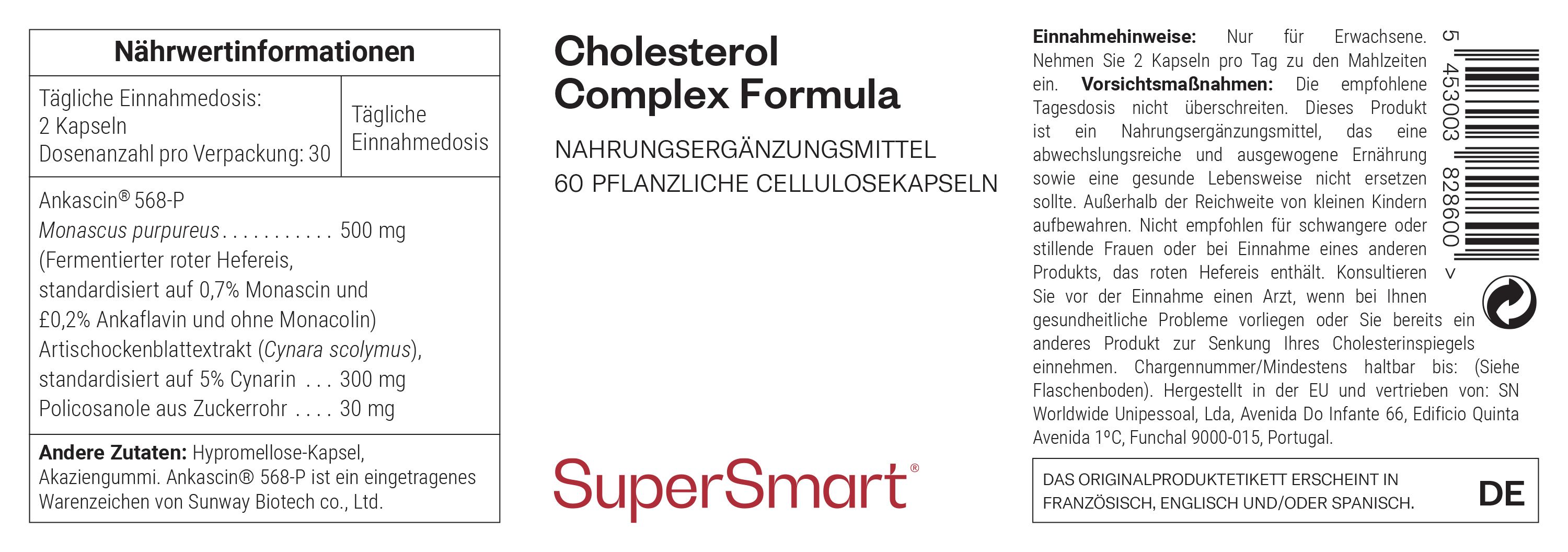 Cholesterol Complex Formula - SuperSmart