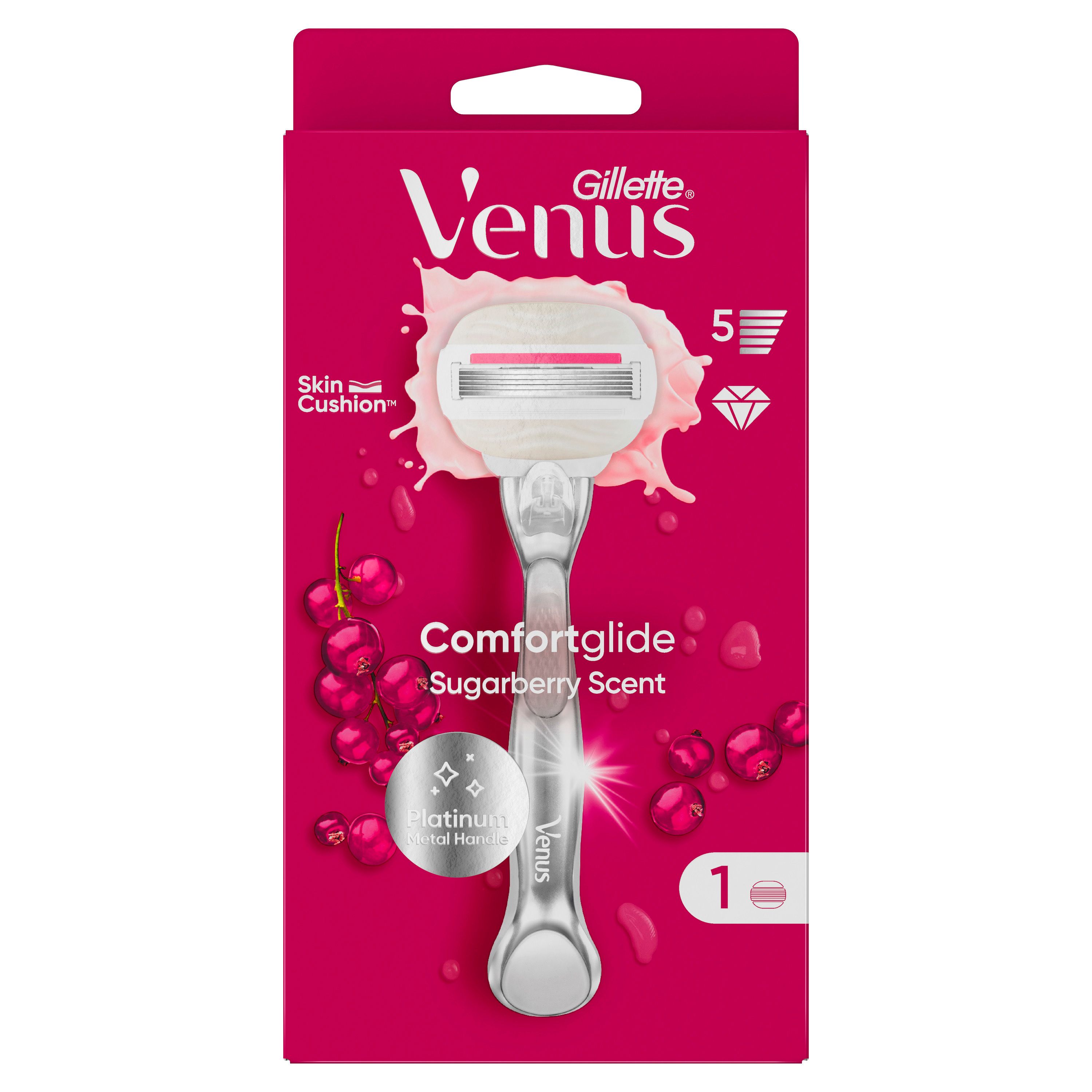 Gillette Venus - Nassrasierer 'ComfortGlide Sugarberry' 1 St Sonstige