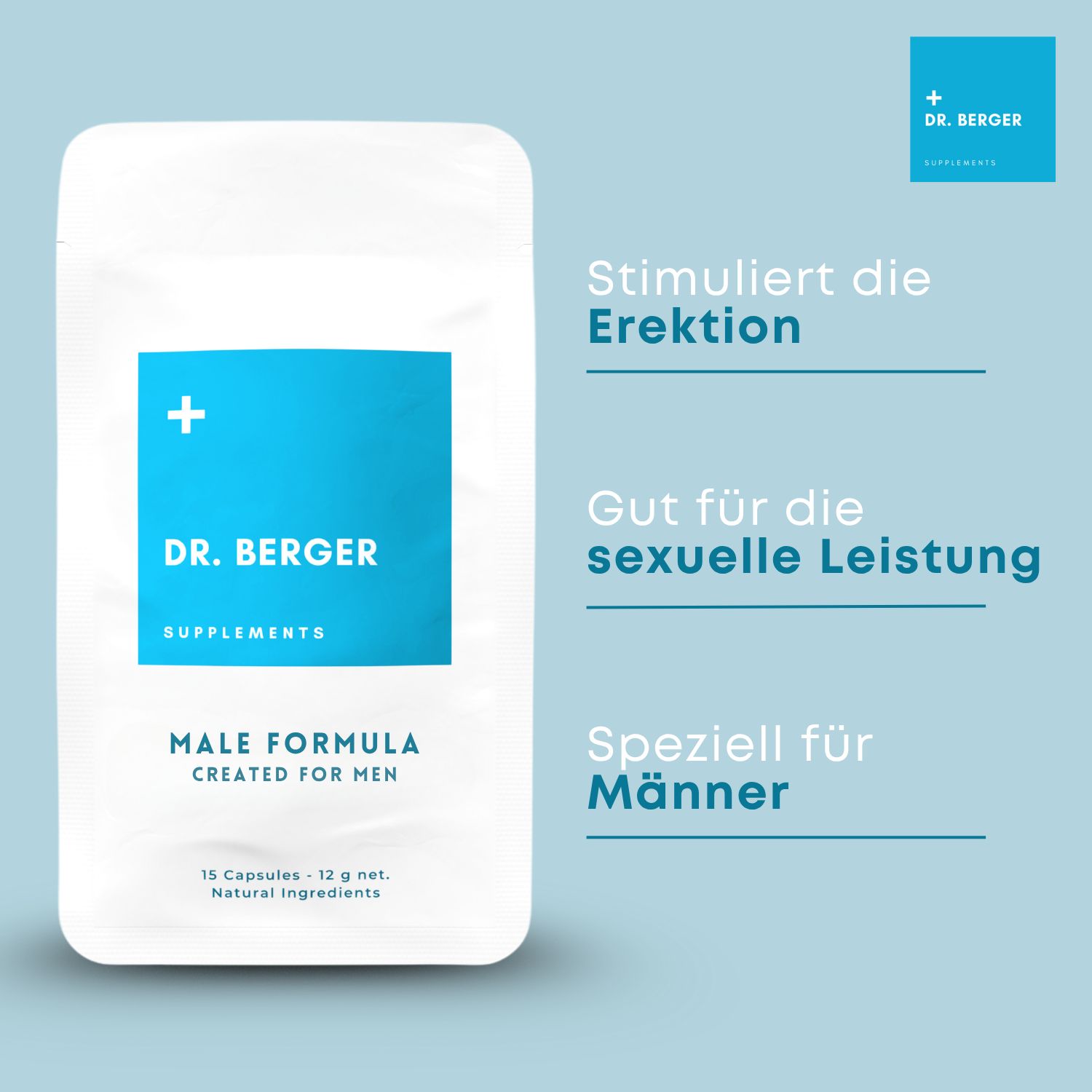 Dr. Berger ® | Male Formula  | Potenzmittel für Männer