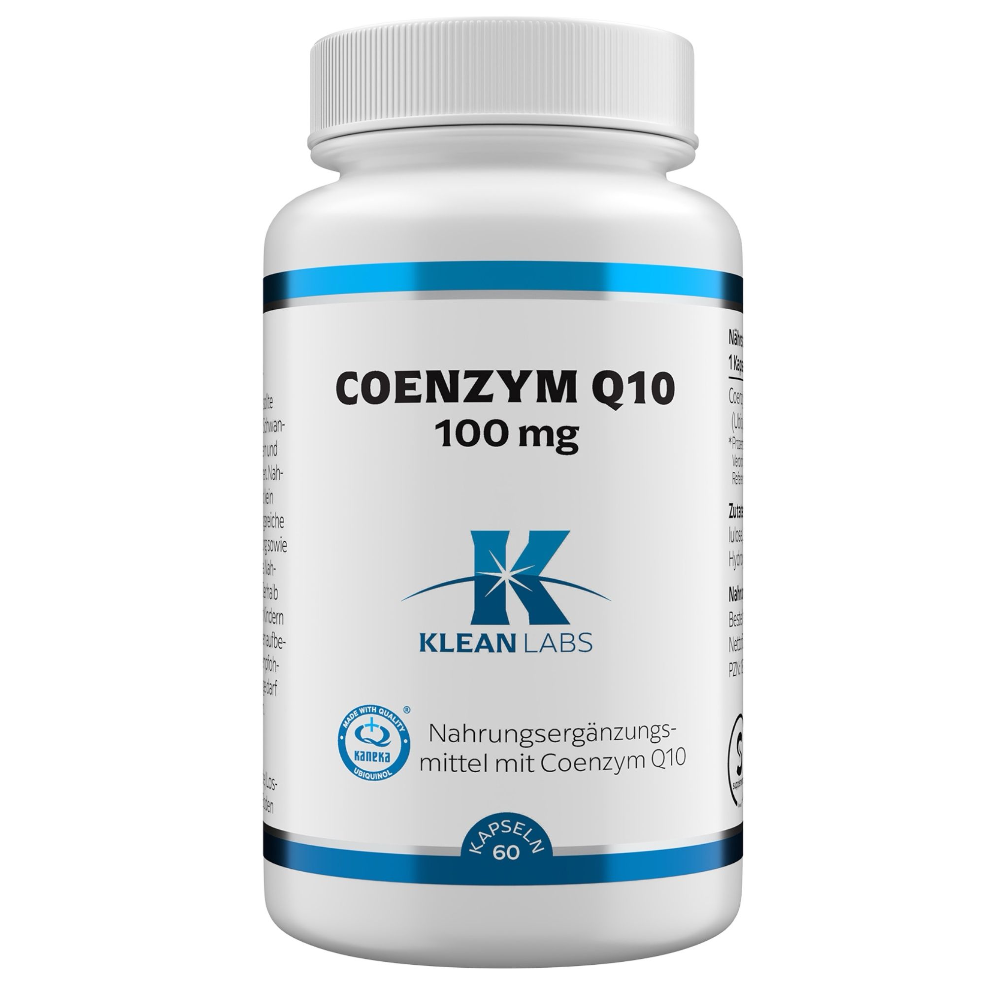 Klean Labs Coenzym Q-10 100 mg 60 St Kapseln
