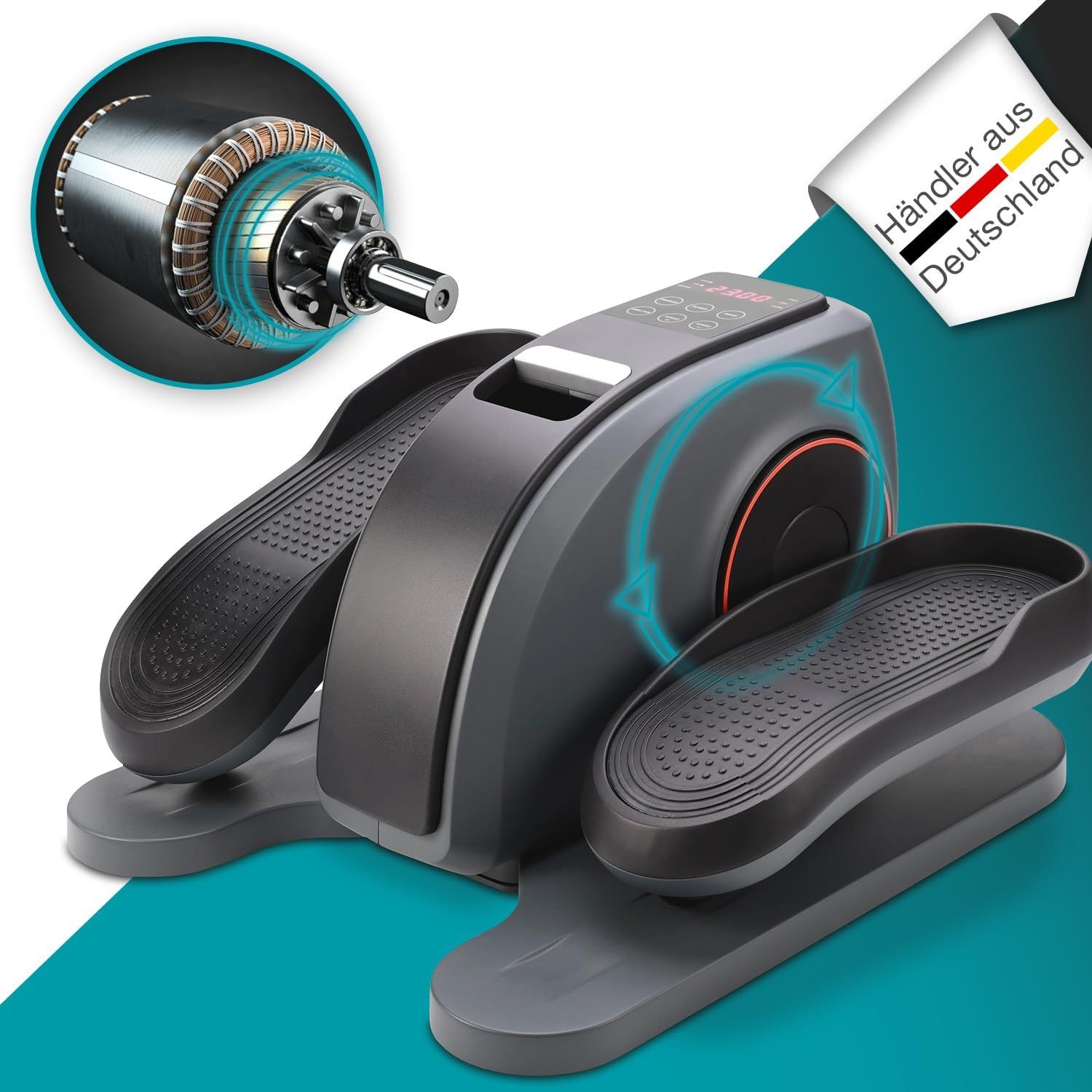 aktivshop Mini-Ellipsentrainer, Bewegungstrainer. Pedaltrainer, Fahrradpedal-Trainingsgerät
