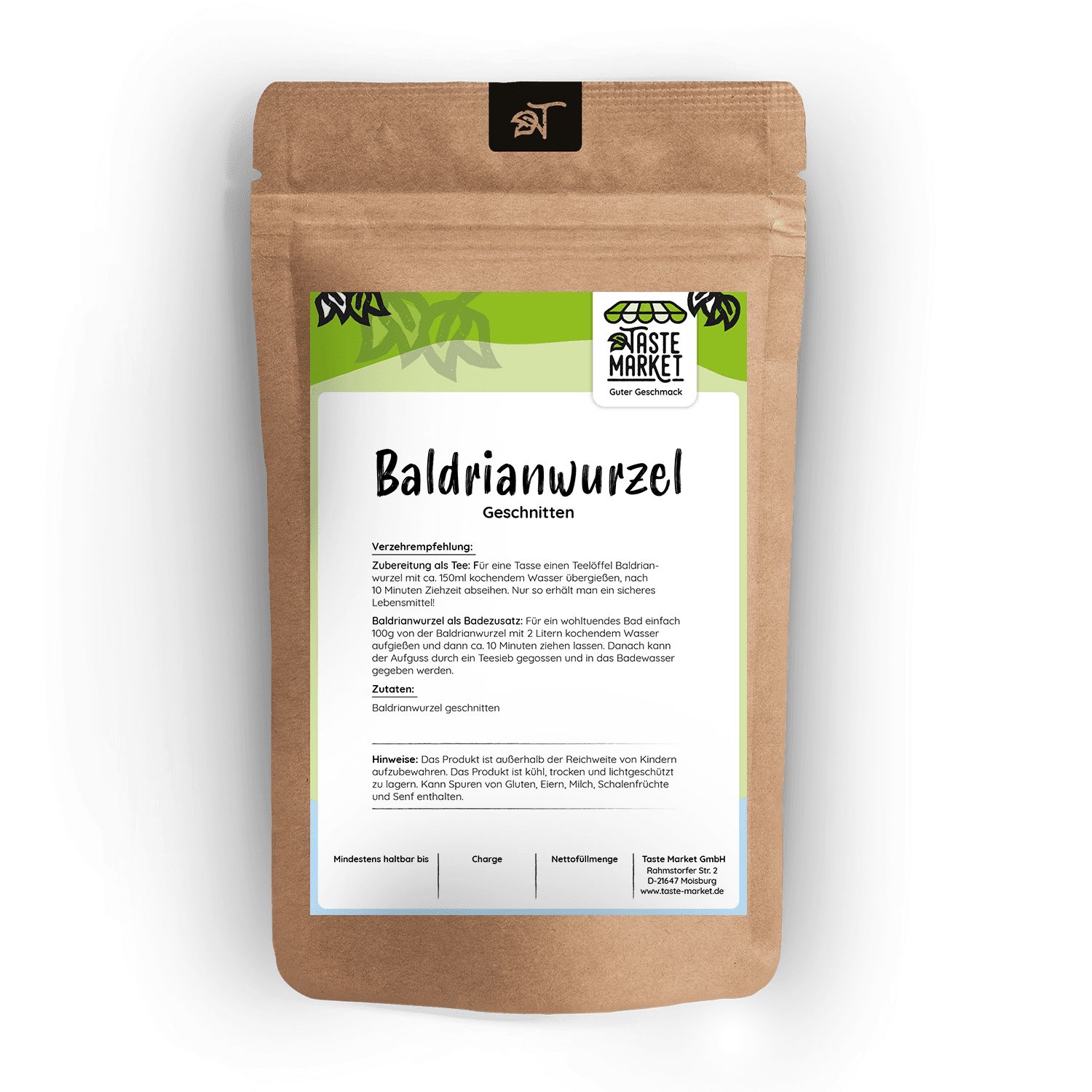 Taste Market Baldrianwurzel 0,2 kg Tee