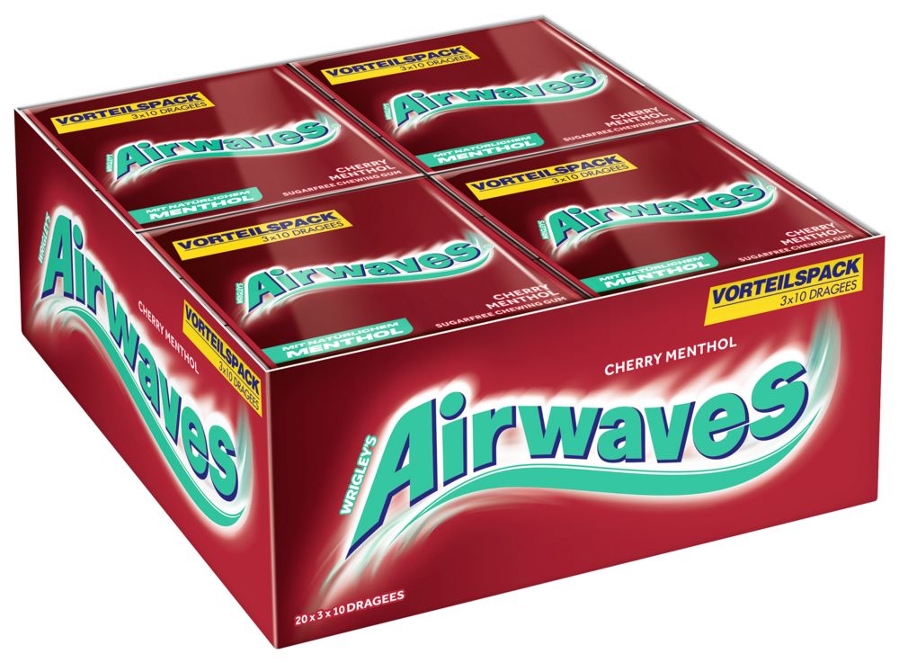 AIRWAVES Kaugummi Multipack Cherry Menthol