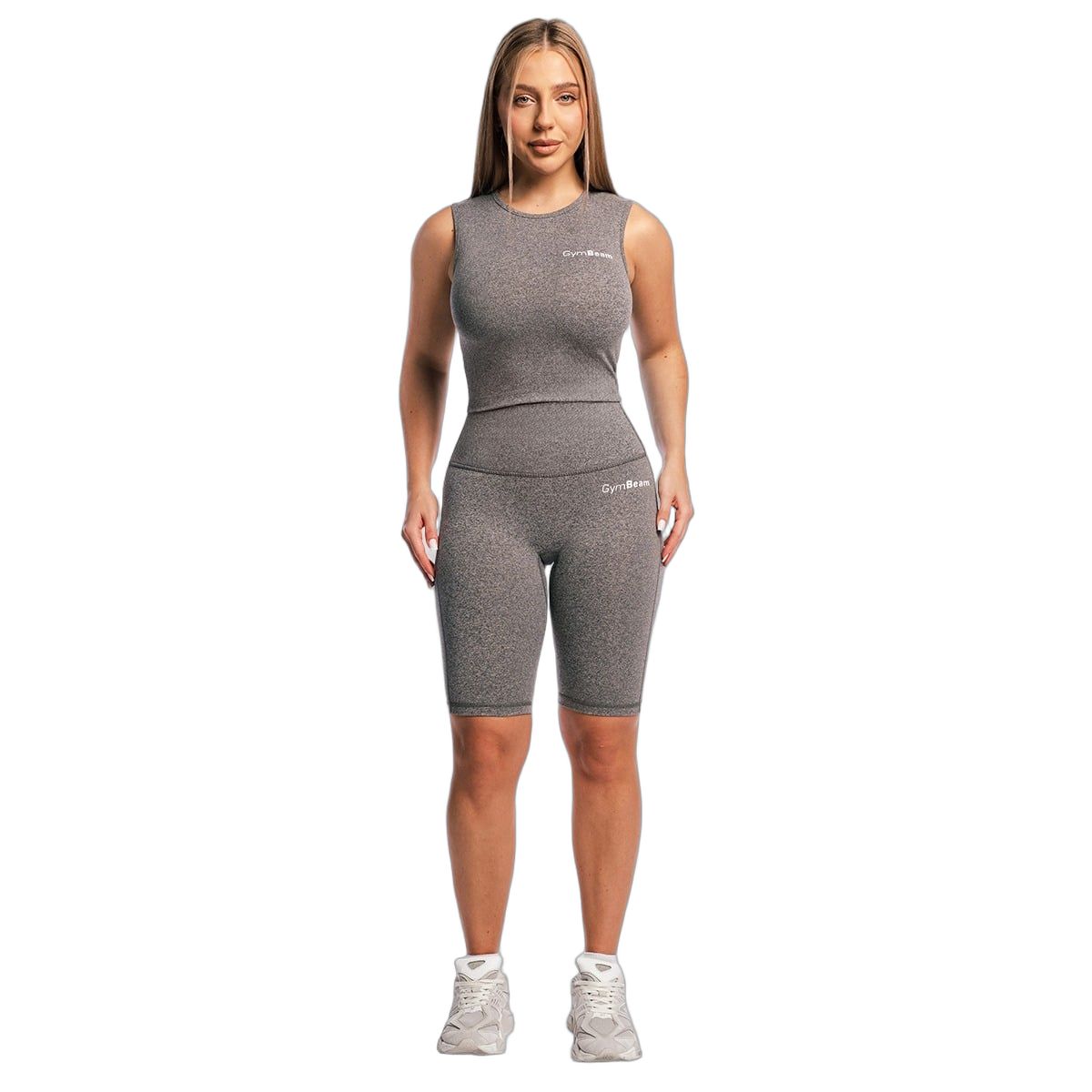 GymBeam Shorts Damen Slim mit Gummizug ohne Taschen Core Storm