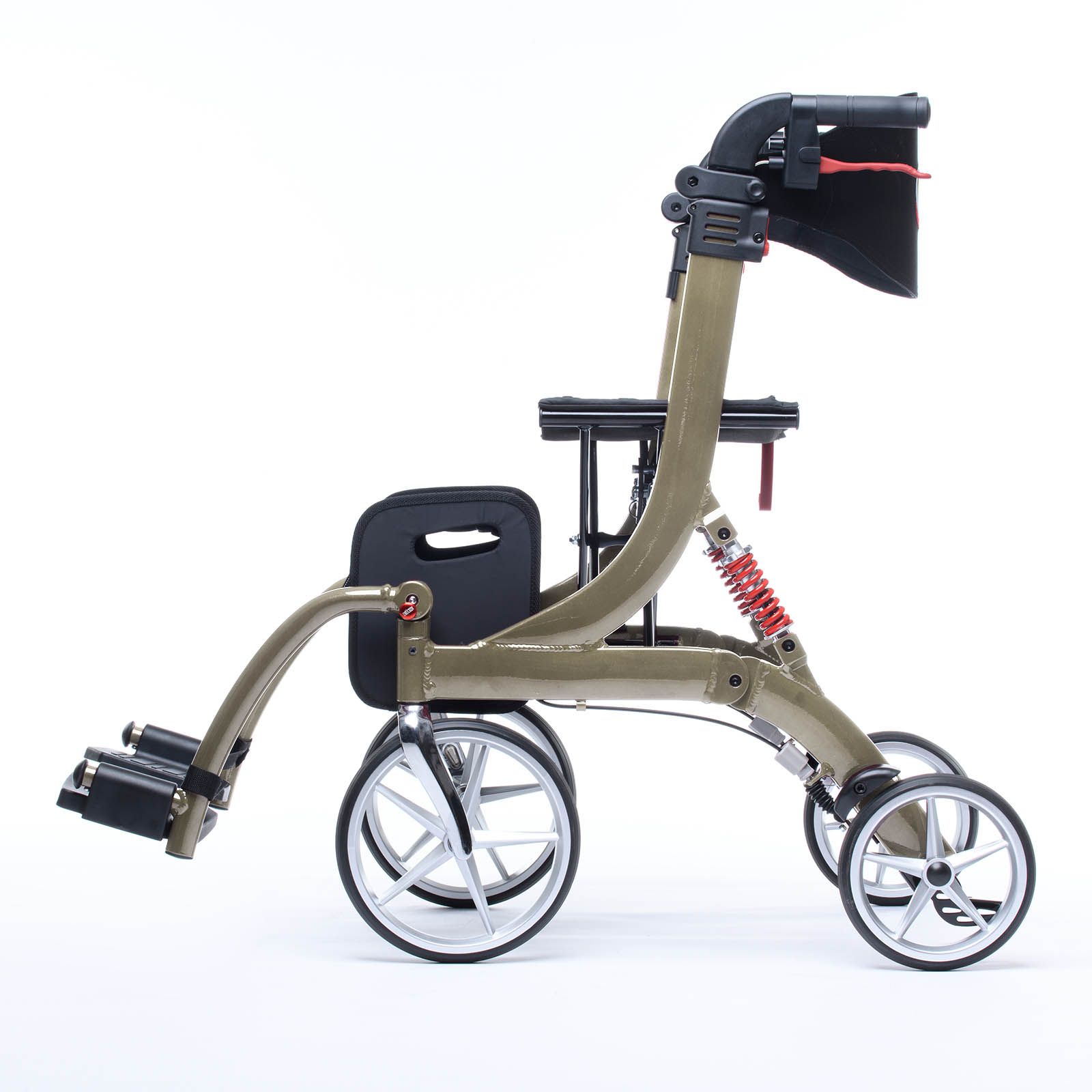 2 in 1 Rollator SPRING VARIO mit Rollstuhl Funktion | Bescomedical