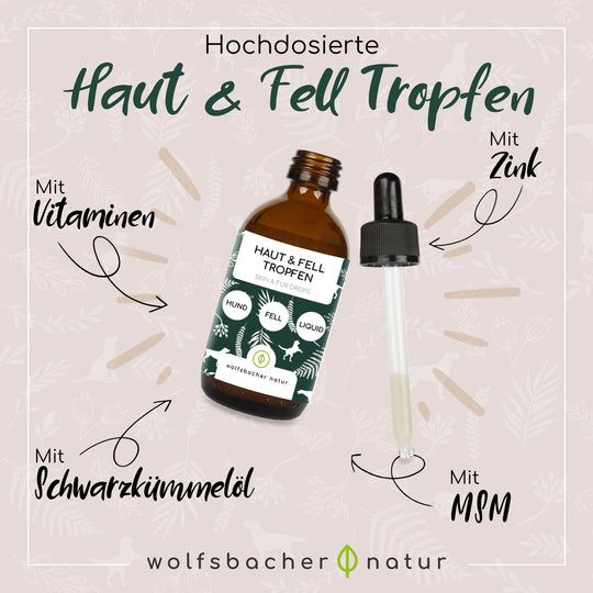 Wolfsbacher Natur Haut & Fell Konzentrat 50 ml Tropfen zum Einnehmen