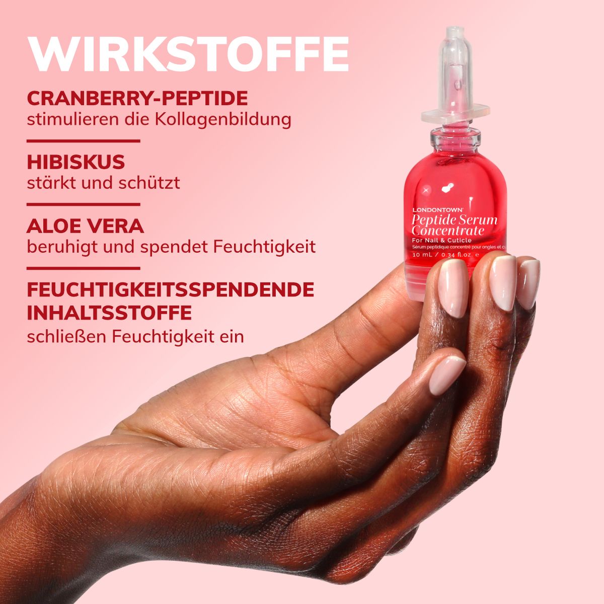 LONDONTOWN kur Peptide Serum Concentrate Nagel- und Nagelhautserum