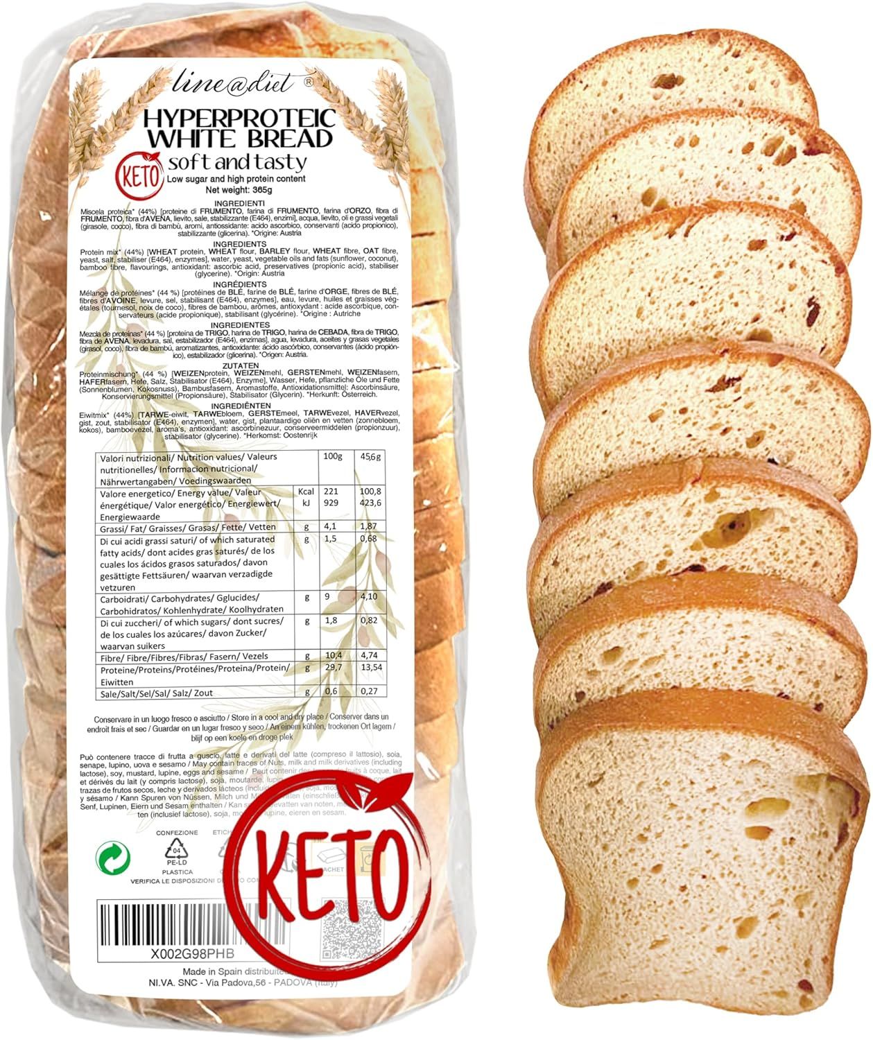Pane bauletto Keto bianco