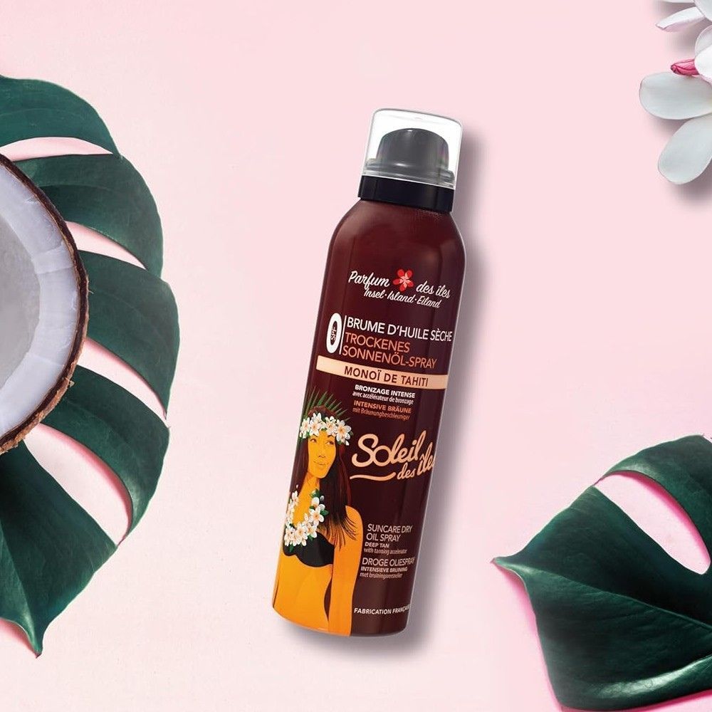 Soleil des îles Premium Bräunungsspray - intensives Bräunungsöl  SPF0