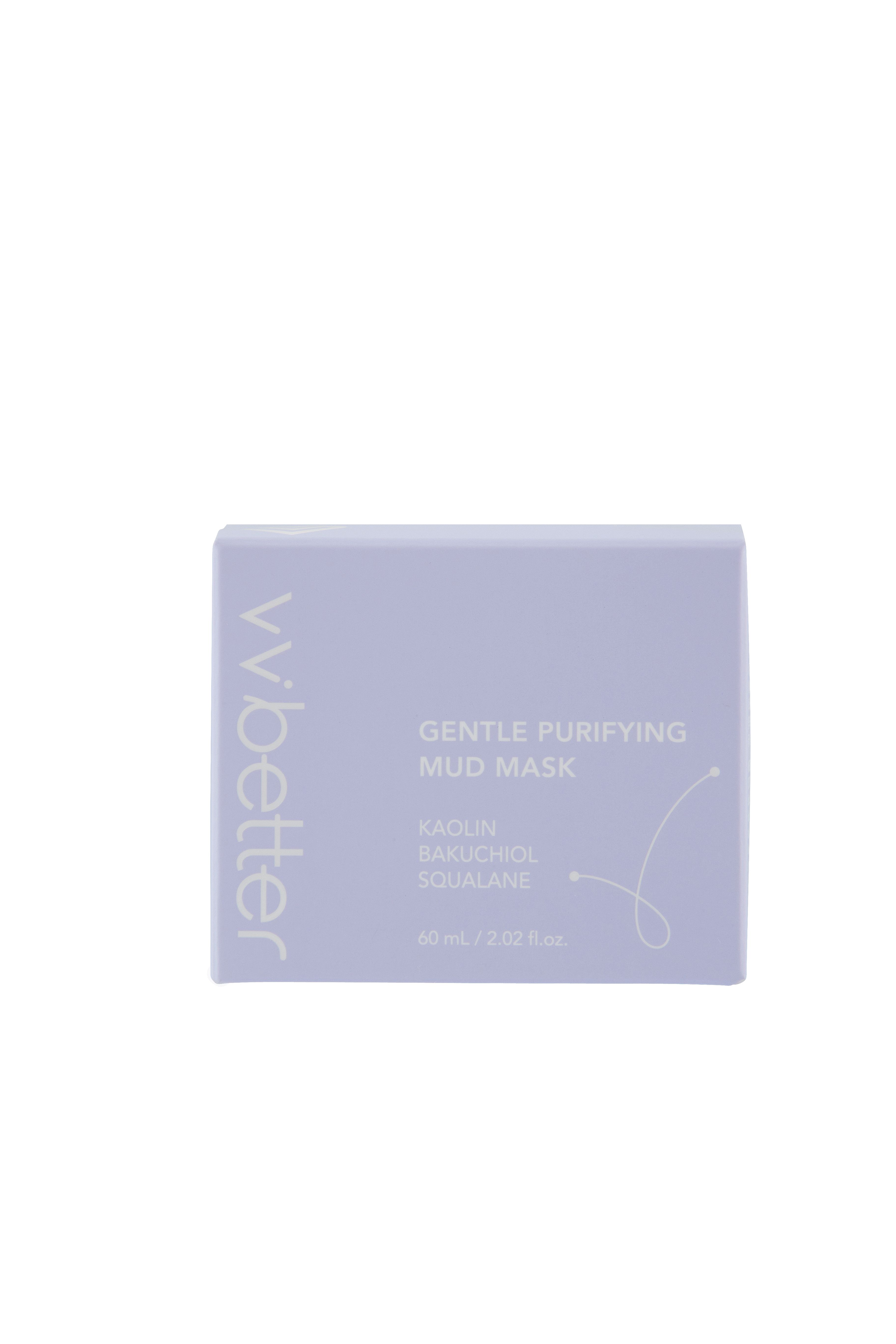 vvbetter Gentle Purifying Mud Mask Detox-Maske – Tiefenreinigung mit Tonerde & Schlamm