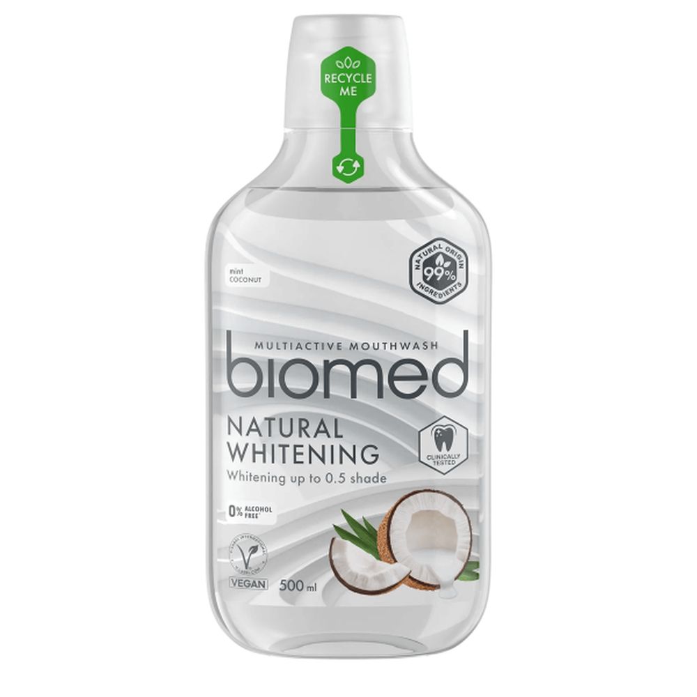 Splat biomed superwhite Mundspülung f.weiße Zähne 500 ml Mundwasser