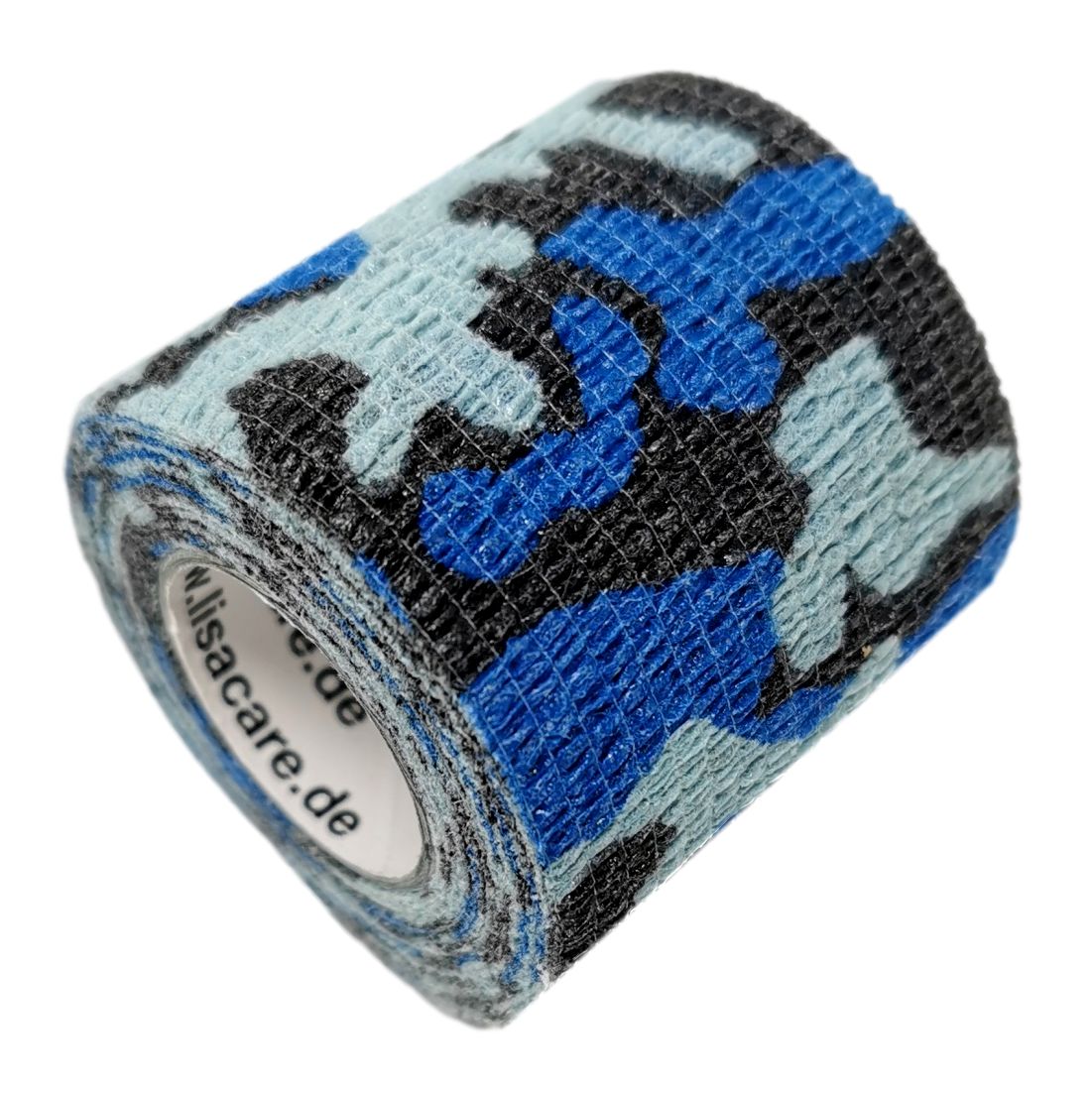 LisaCare selbstklebender Verband - Camo Blau - 5cm x 4,5cm