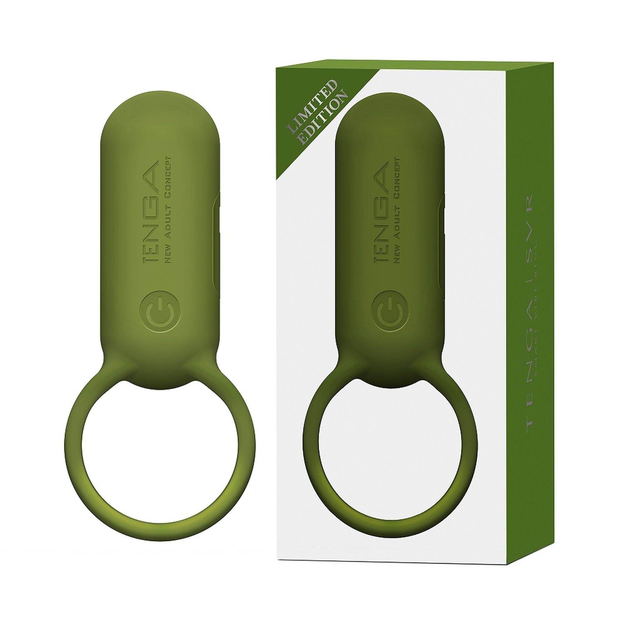 TENGA SVR Smart Vibe Ring Forest Khaki
