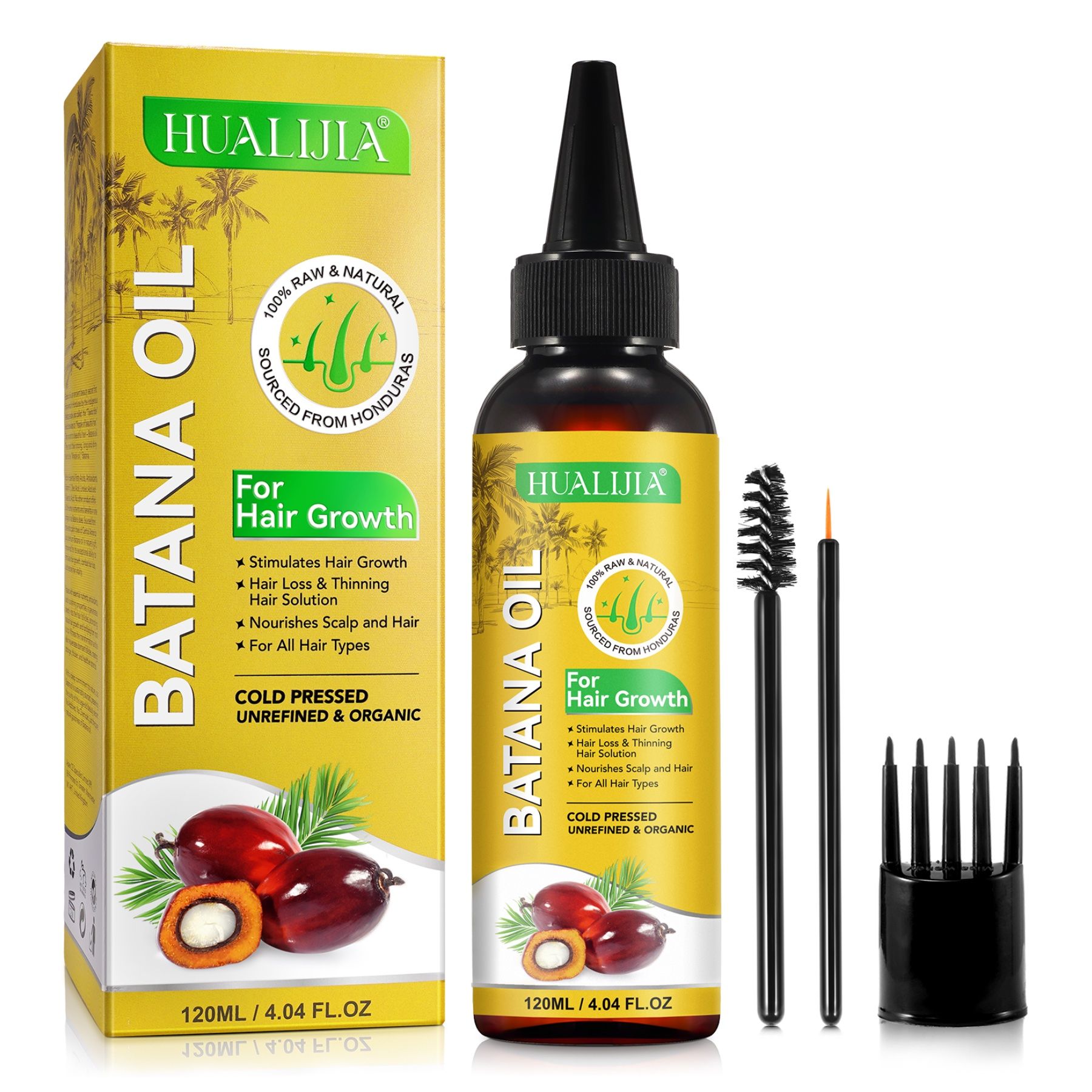 P-beauty Batana Haaröl für Haarwachstum Wimpern Augenbrauen