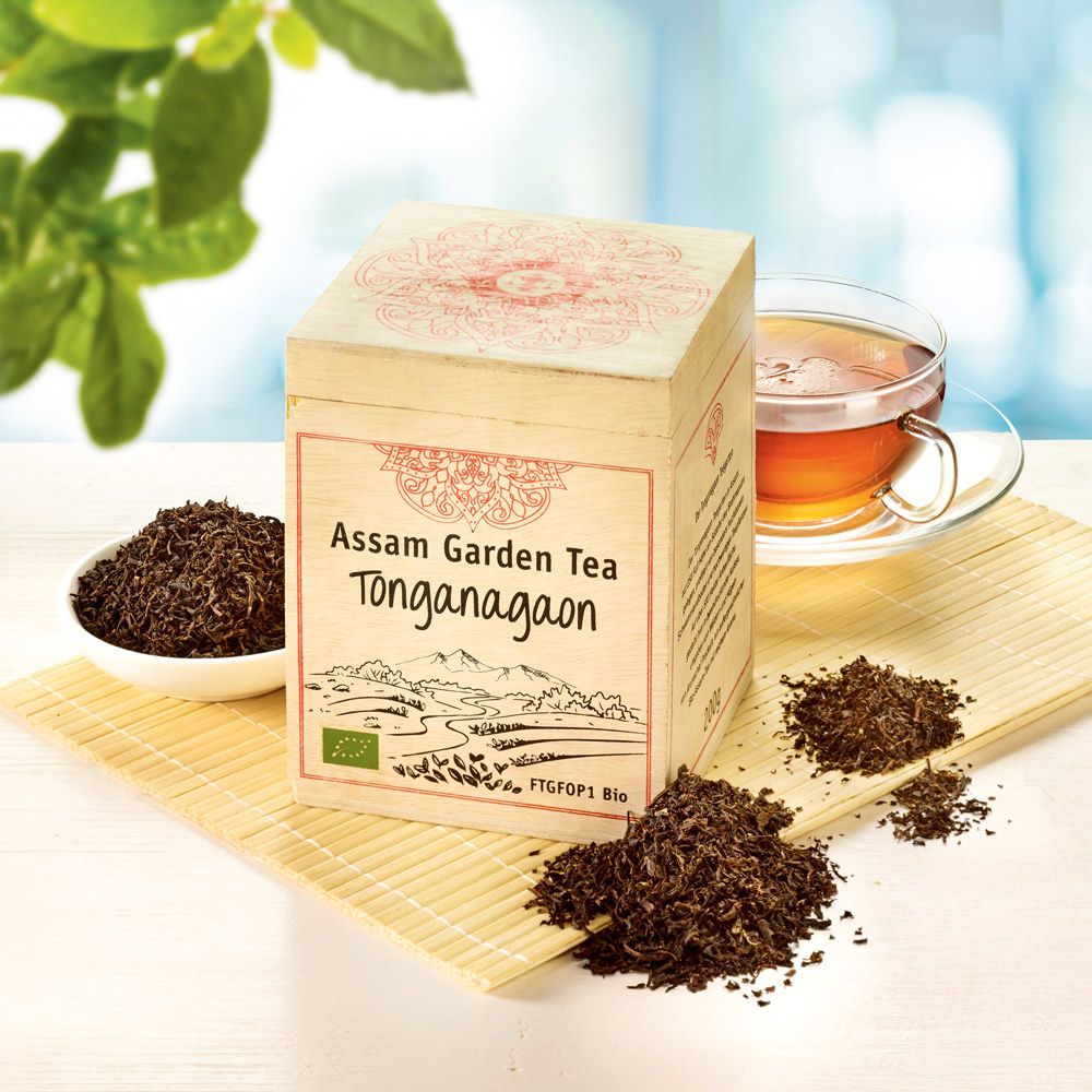 Schrader Schwarzer Tee Assam Tonganagaon Bio