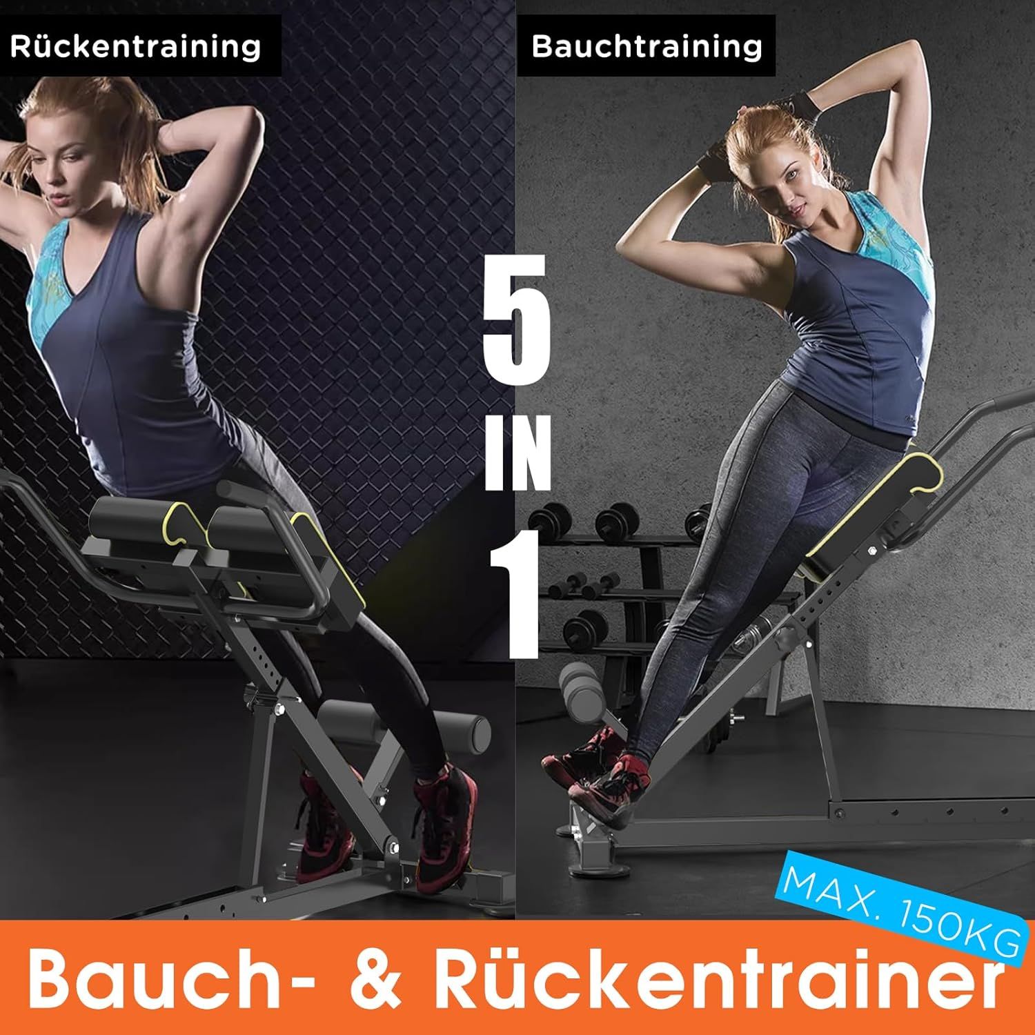 DH FitLife 5in1 verstellbarer Roman Chair