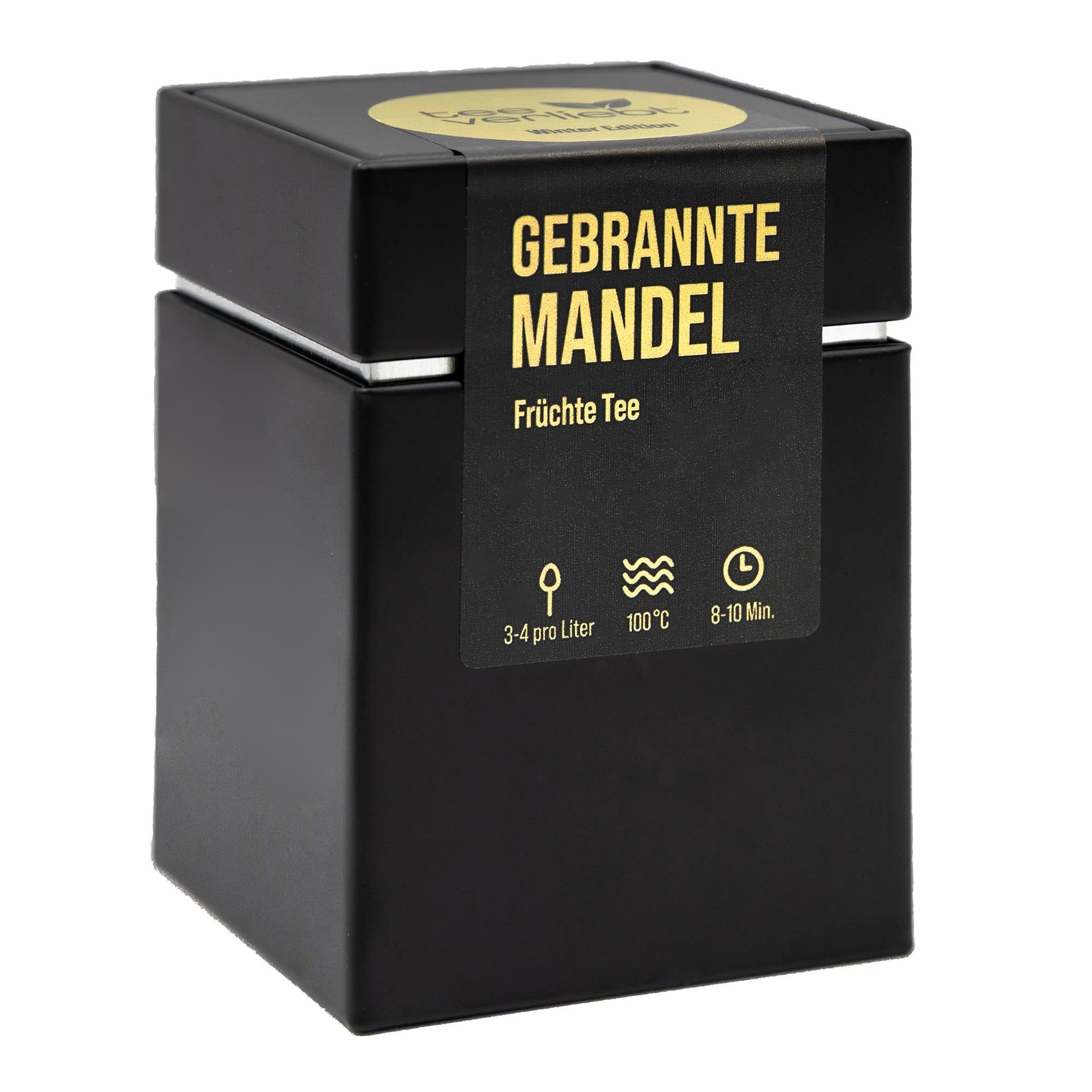 teeverliebt - Gebrannte Mandel Geschenkdose | Winter Edition