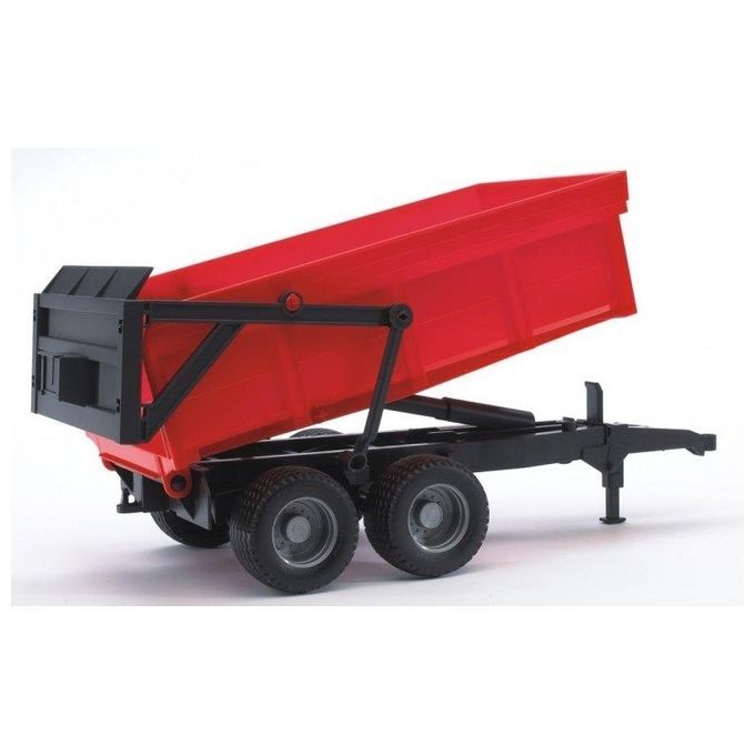 BRUDER Rimorchio Ribaltabile (Rosso)