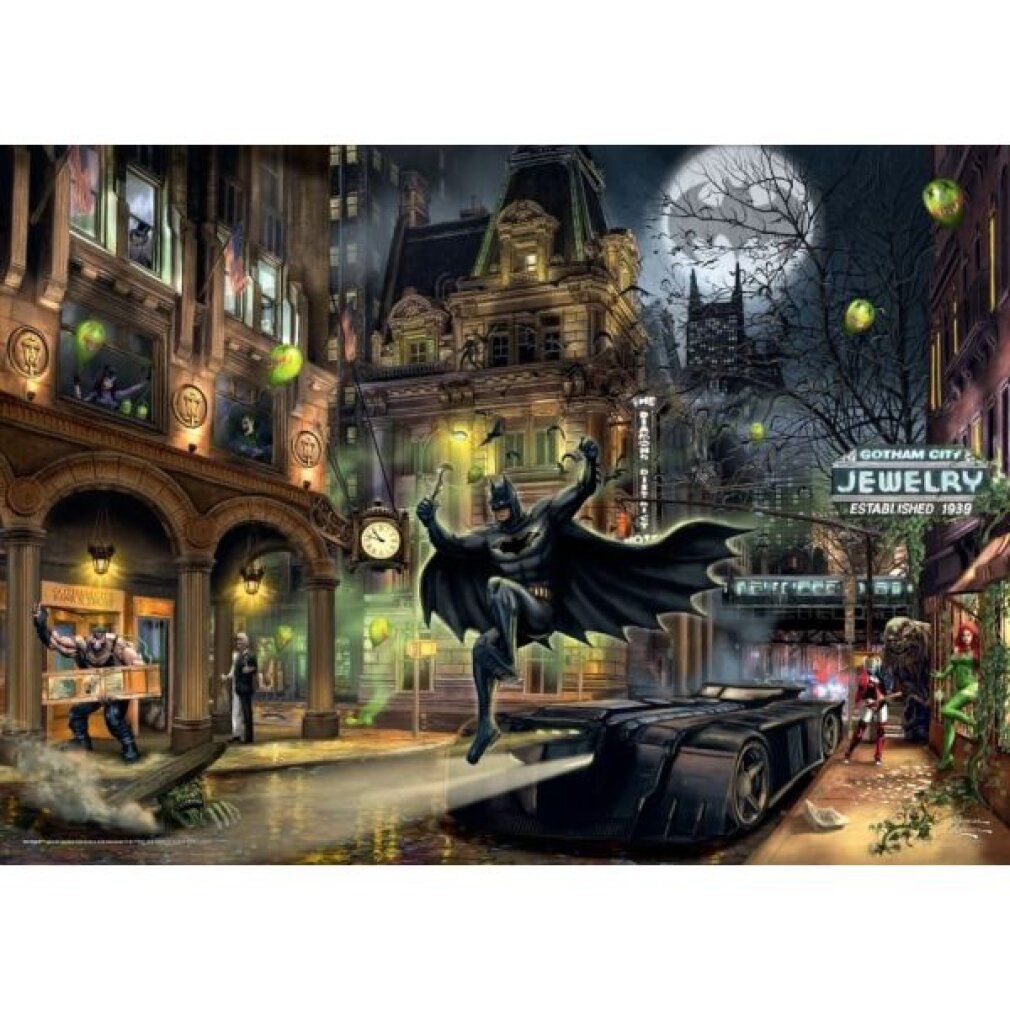 Studi Thomas Kinkade: dc - Batman Gotham City (nero, 1000 pezzi)