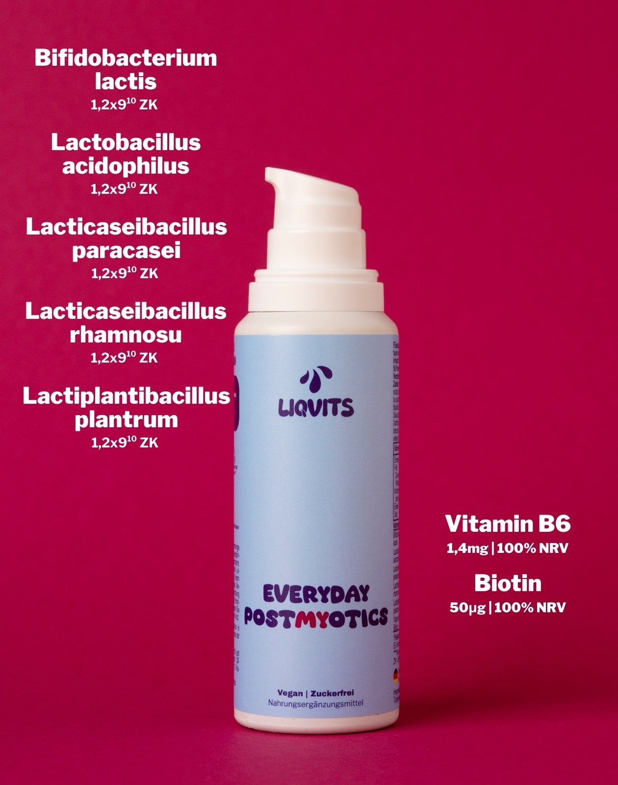 LiqVits Everyday PostMYotics (Darmkulturen/Postbiotika) Konzentrat