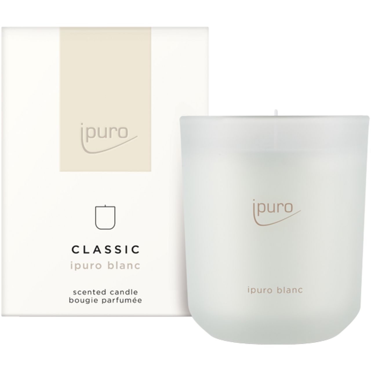 Ipuro, Classic Blanc Duftkerze 270 g Wachs