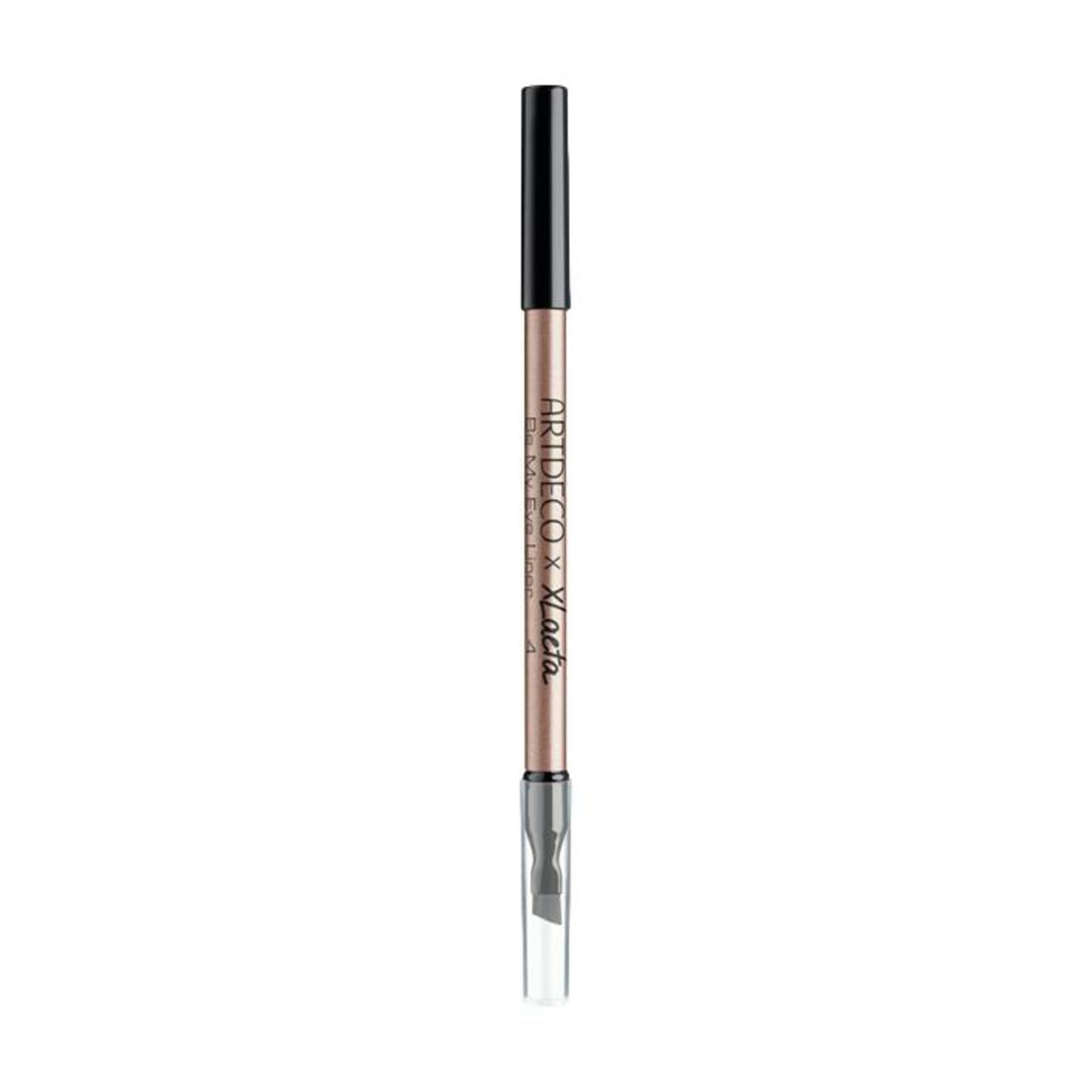 Artdeco Be My Eye Liner. Goldfarbener Stift mit schwarzer Kappe und Spitze. Transparente Spitze.