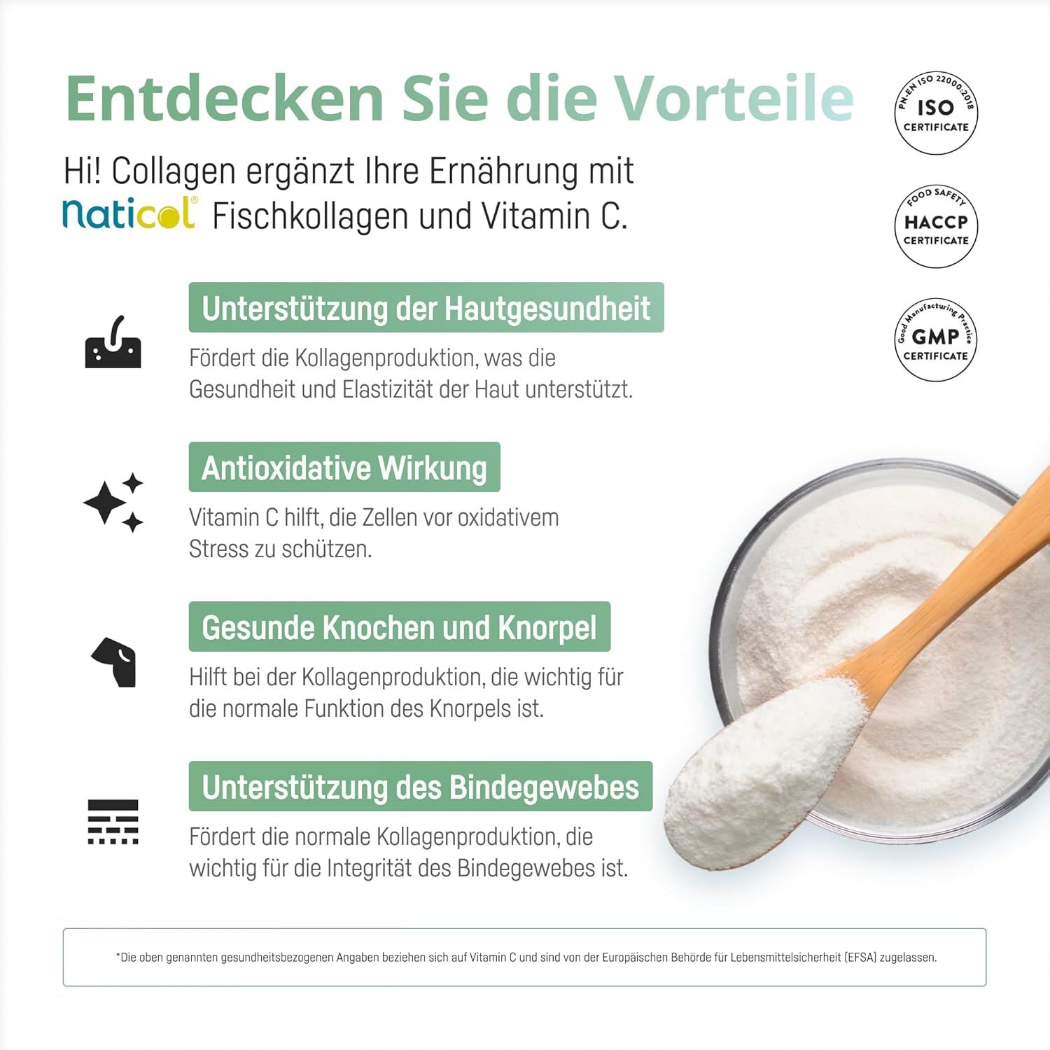 Bio Medical Pharma Marine Kollagen Pulver mit Vitamin C