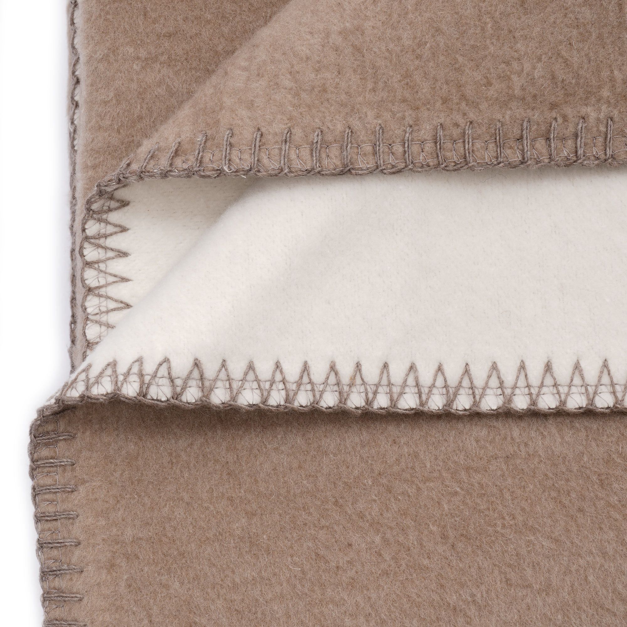 yogabox Yogadecke / Meditationsdecke zweifarbig - 200 x 150 x 1,0 cm - spago / natur
