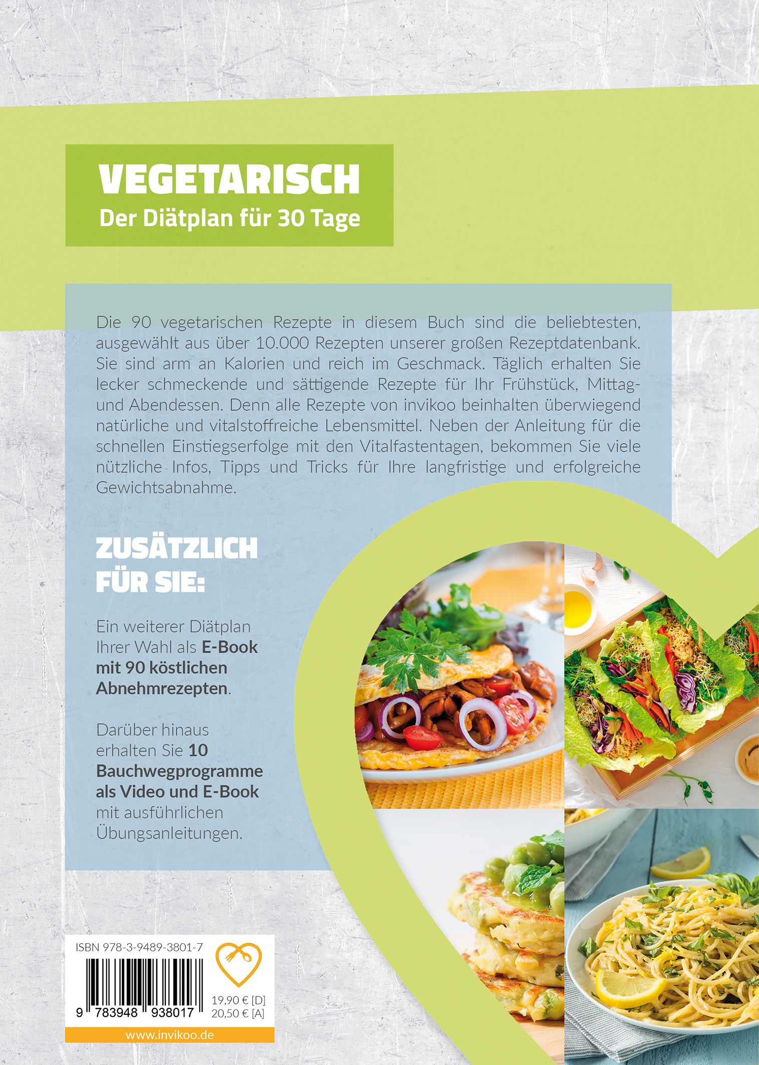 Vegetarischer Diätplan - Ernährungsplan zum Abnehmen für 30 Tage