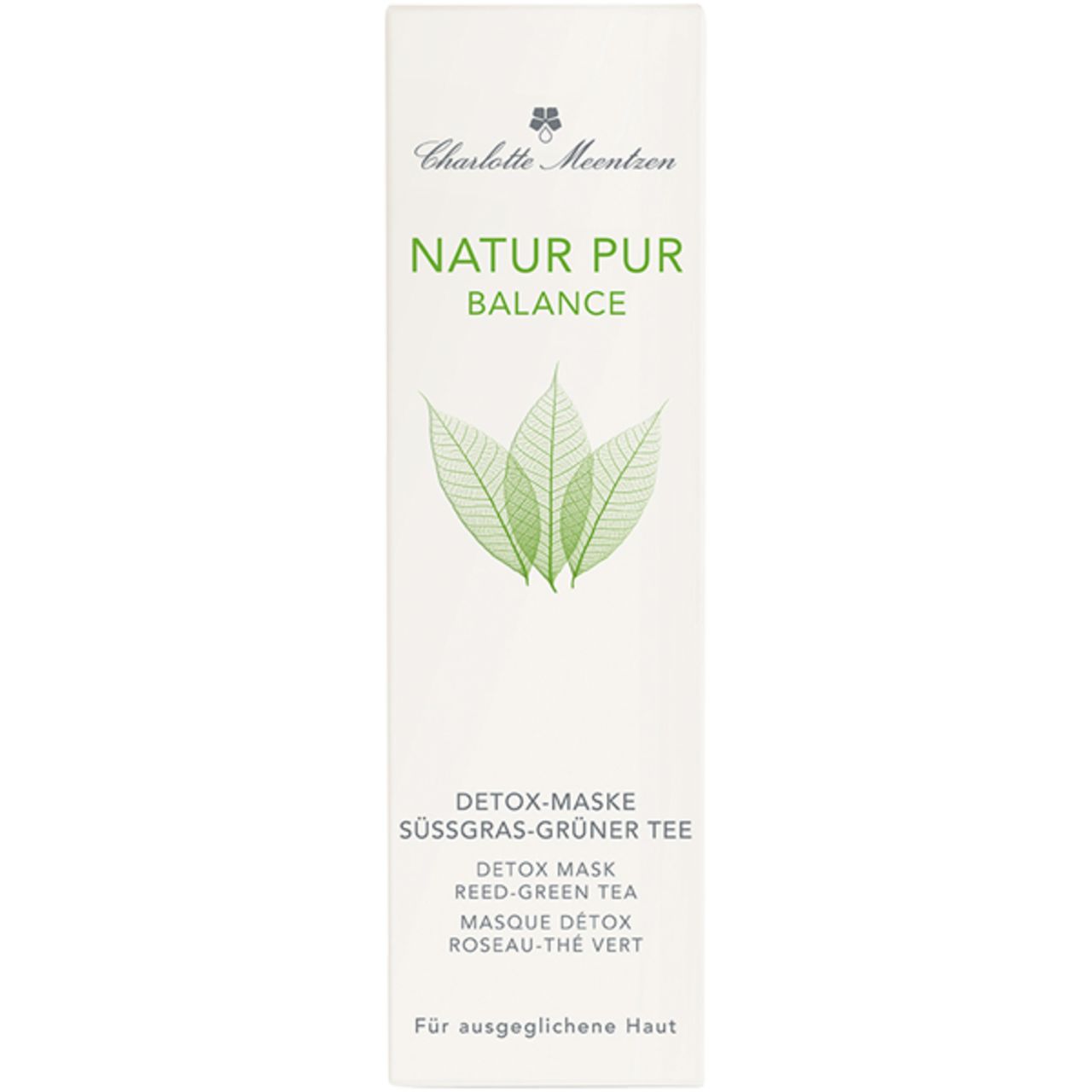 Charlotte Meentzen, Natur Pur Balance Detox-Maske Süßgras-Grüner Tee 30 ml Maske