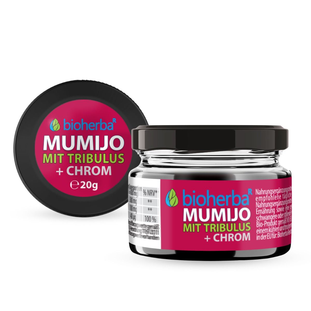 Bioherba Mumijo Extrakt Shilajit mit Tribulus 20 g