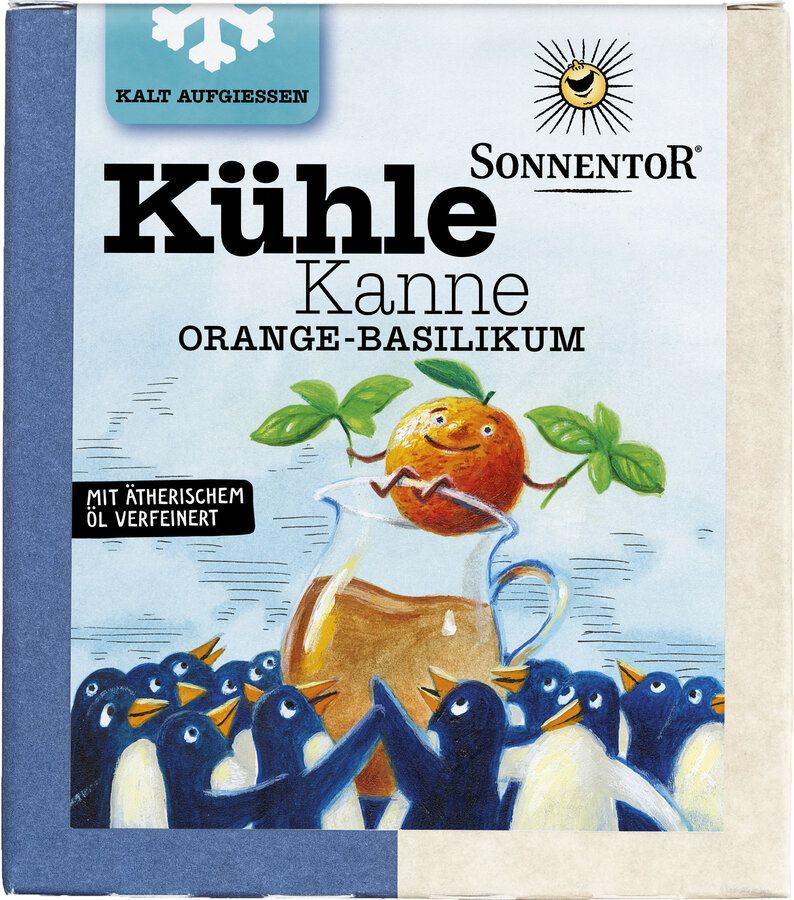 SonnentoR® Kühle Kanne Orange Basilikum Tee bio