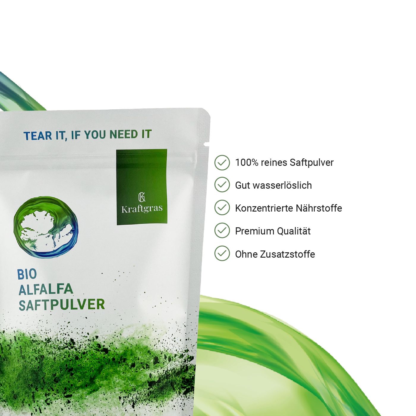 Kraftgras Bio Alfalfa Saftpulver
