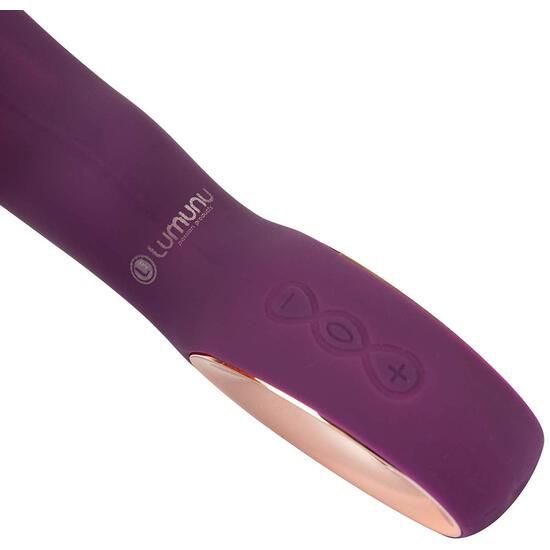 Lumunu G-Punkt Silikon Vibrator S6 (Lila & Roségold)