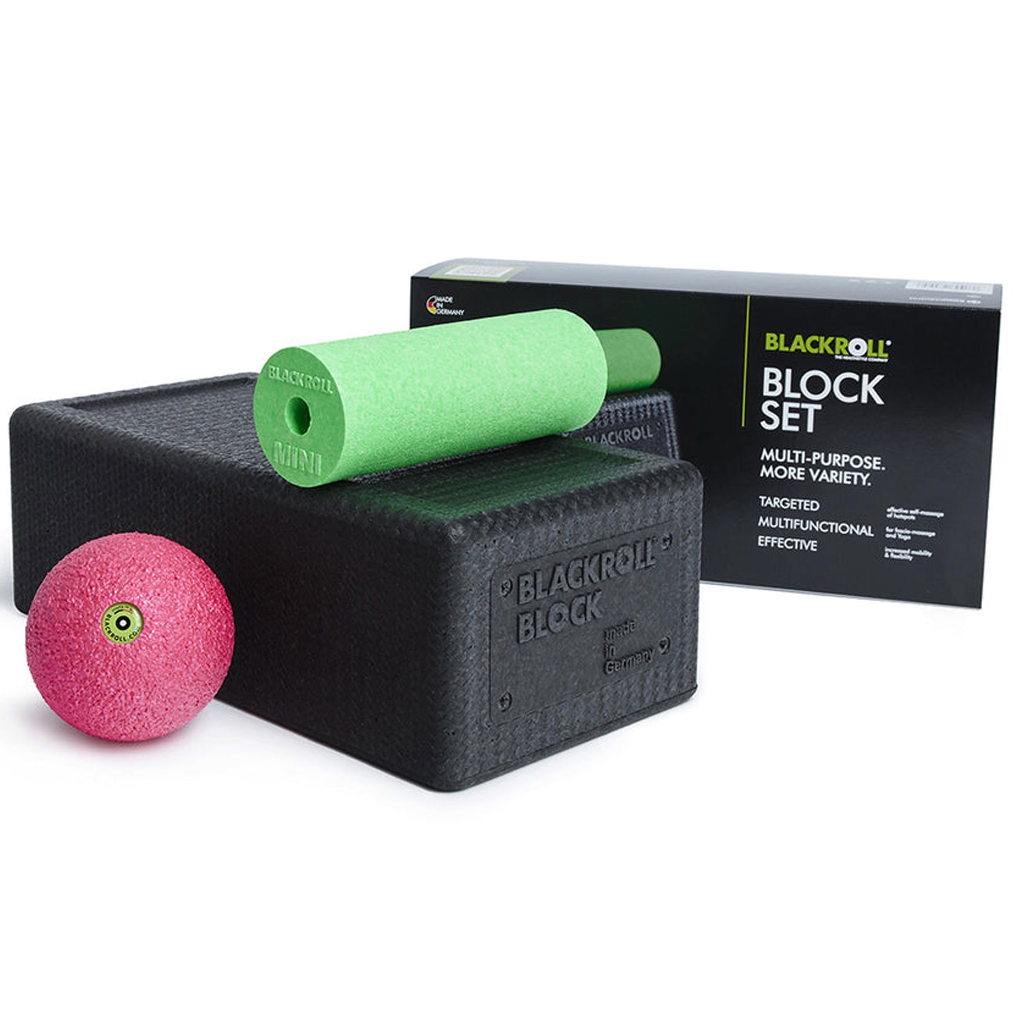 BLACKROLL® Block Set - perfekt aufeinander abgestimmte Self Myofascial Treatment Tools