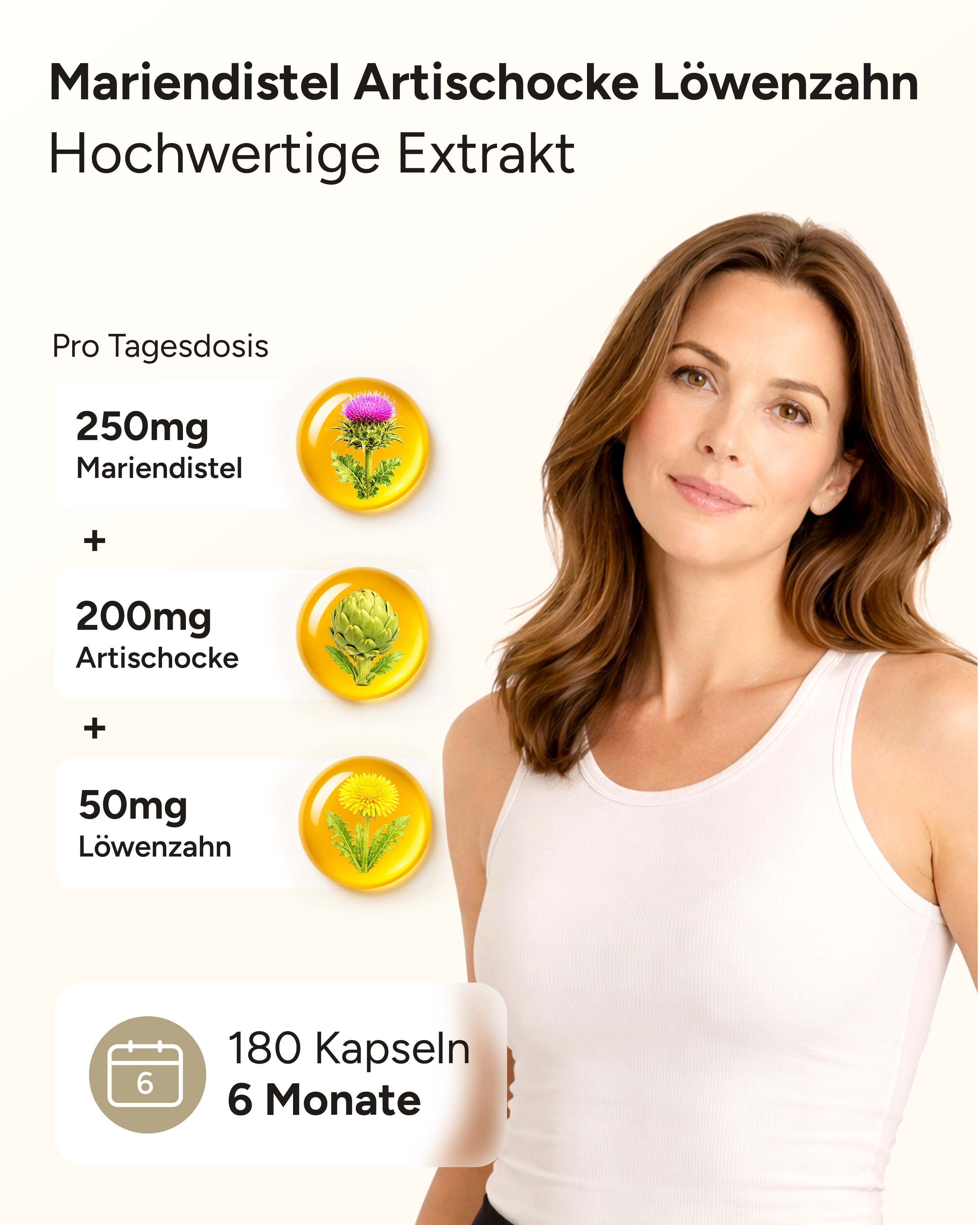 plantomol® Mariendistel Kapseln mit Artischocke & Löwenzahn