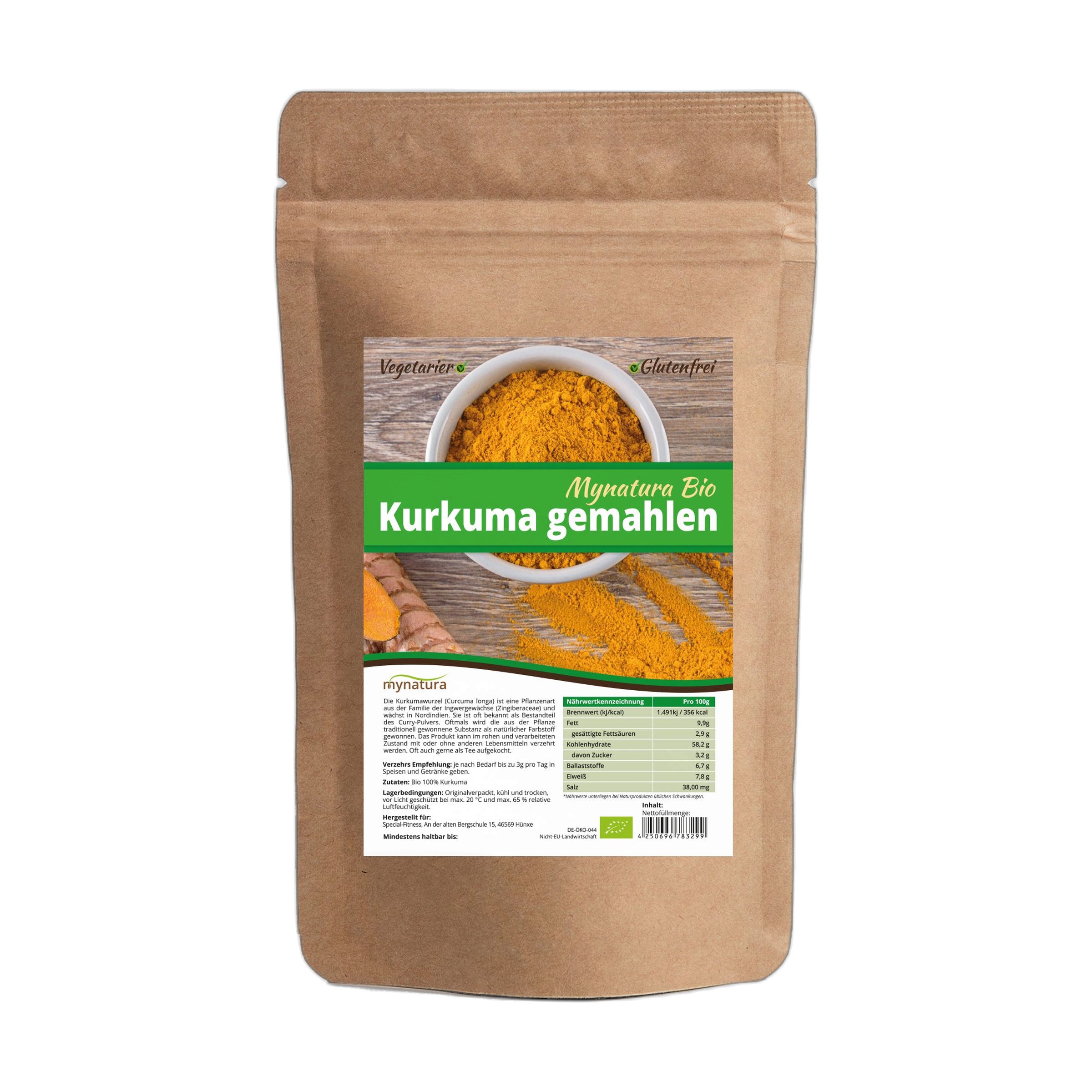 Mynatura Bio Kurkuma Pulver 1000 g