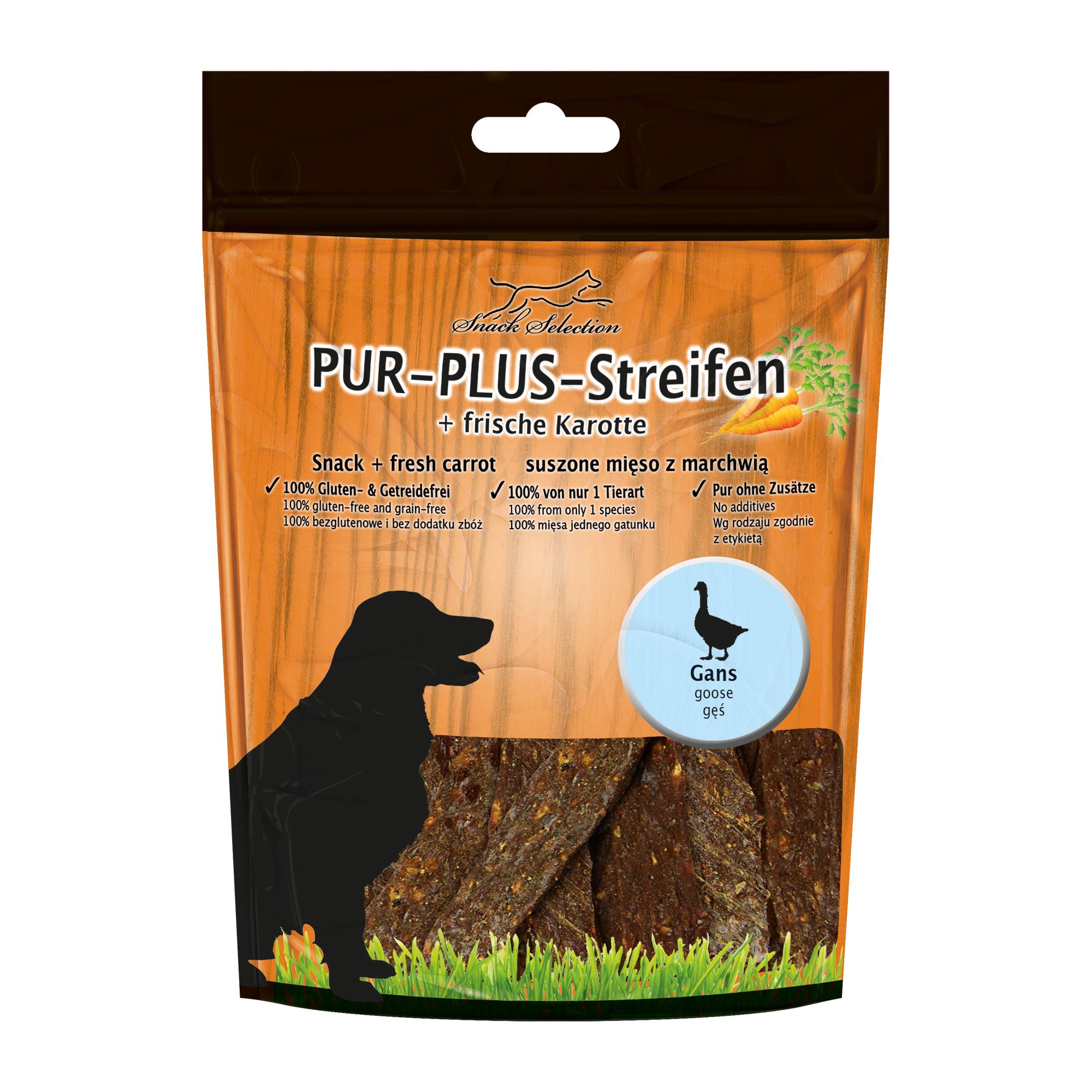Greenhound - PUR Plus Streifen Gans + Karotte