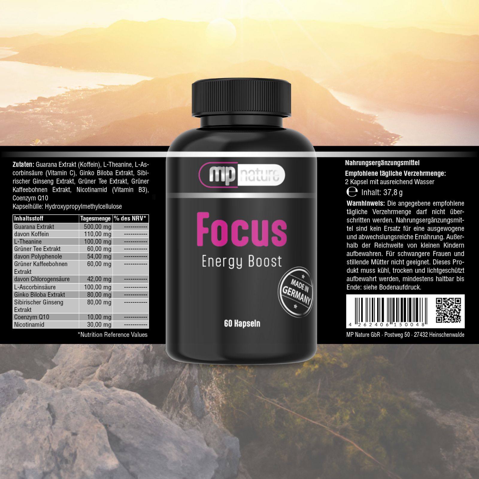 MP Nature Focus 'Energy Boost' 60 St Kapseln