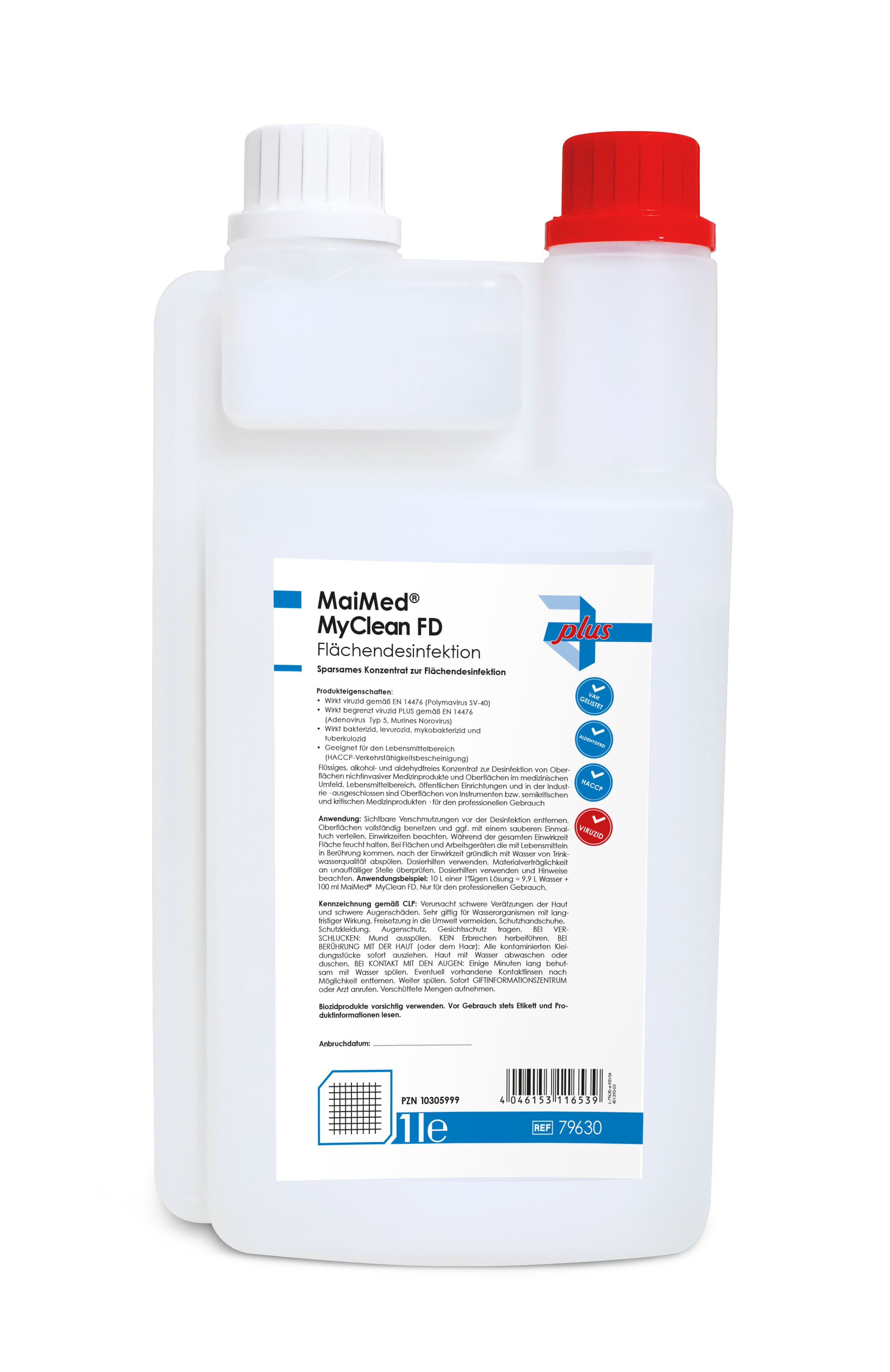 MaiMed® MyClean FD Flächendesinfektionskonzentrat 1 l Desinfektionslösung